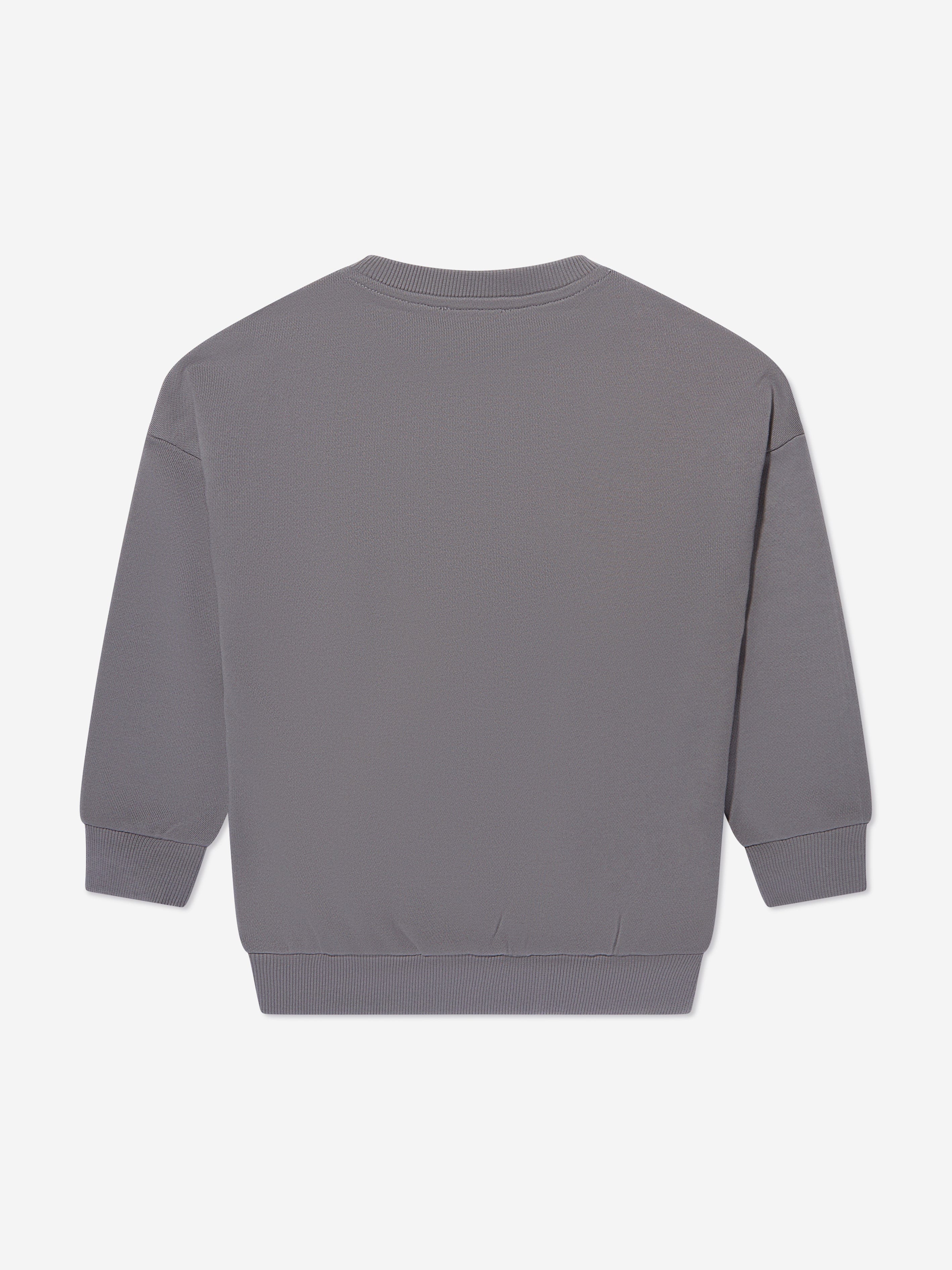 Balmain Boys Logo Sweatshirt in Grey