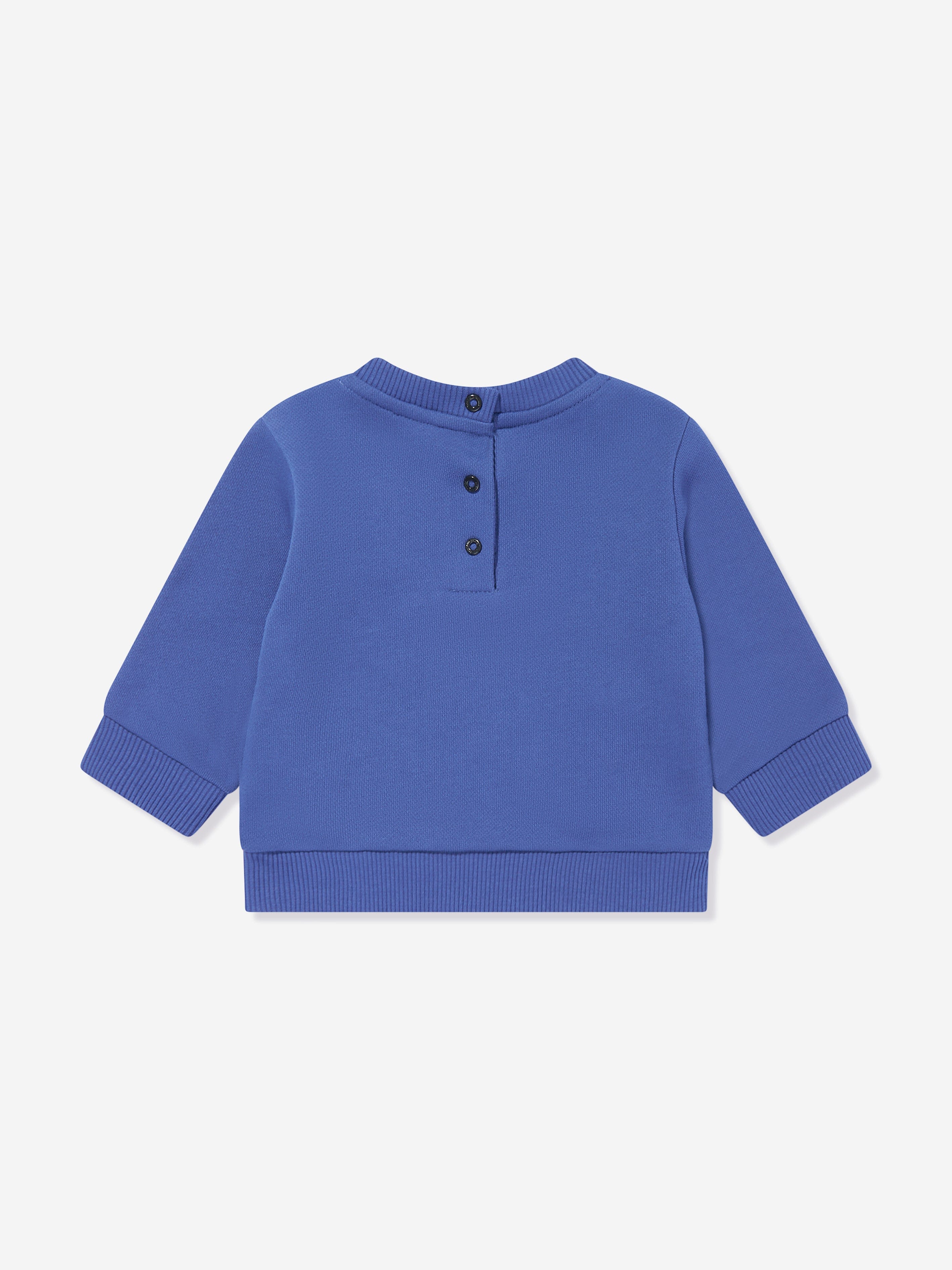 Balmain Baby Boys Logo Sweatshirt in Blue