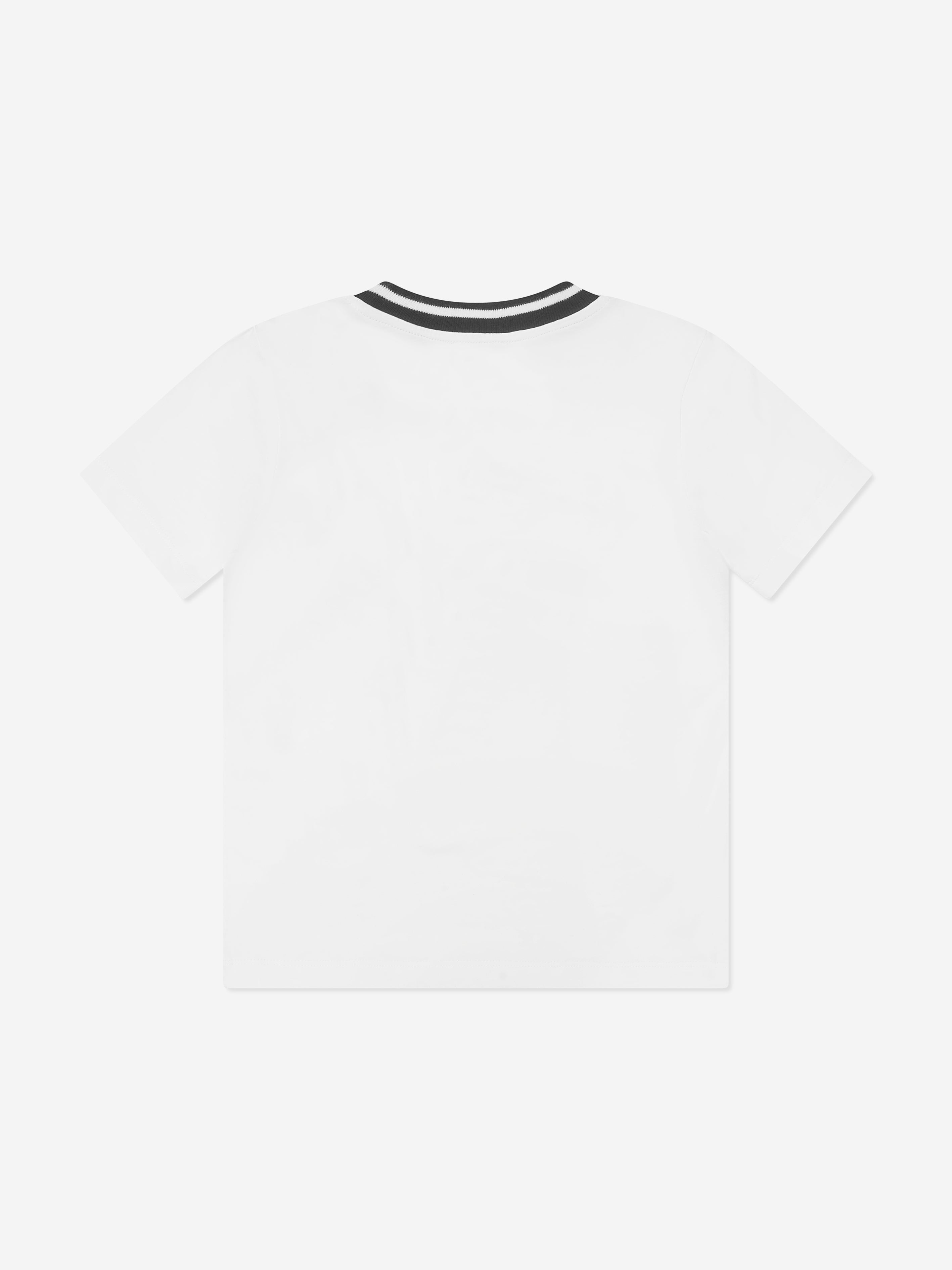 Balmain Boys Paris Logo T-Shirt in White