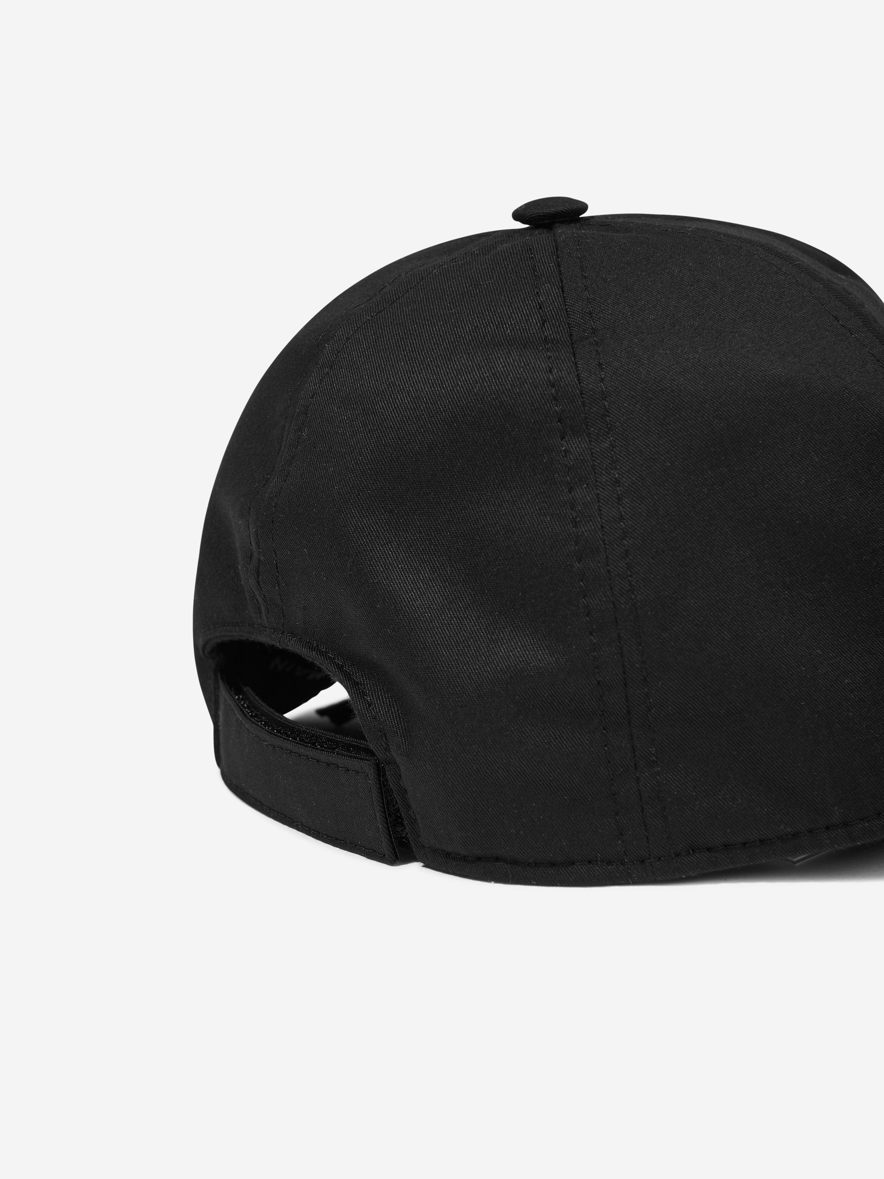 Balmain Kids Paris Logo Cap in Black