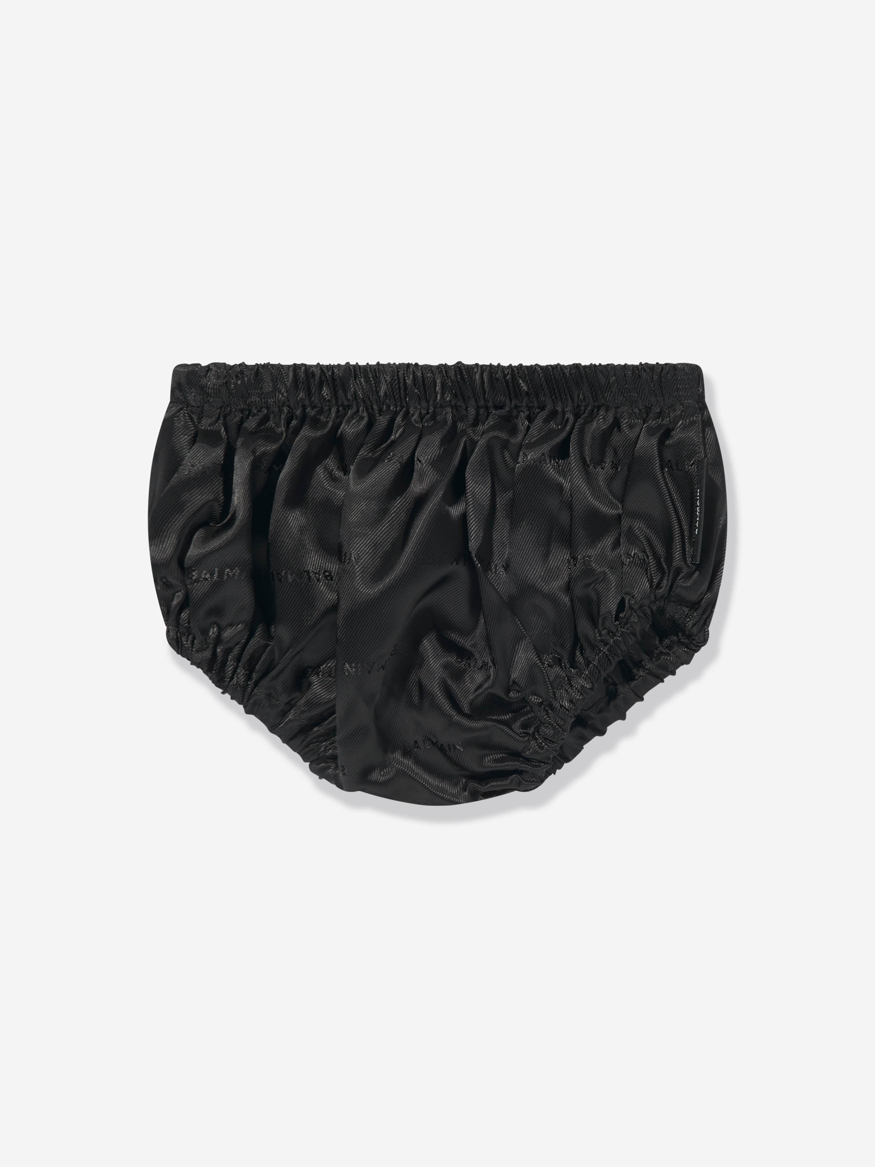 Balmain Baby Girls Dress With Knickers in Black