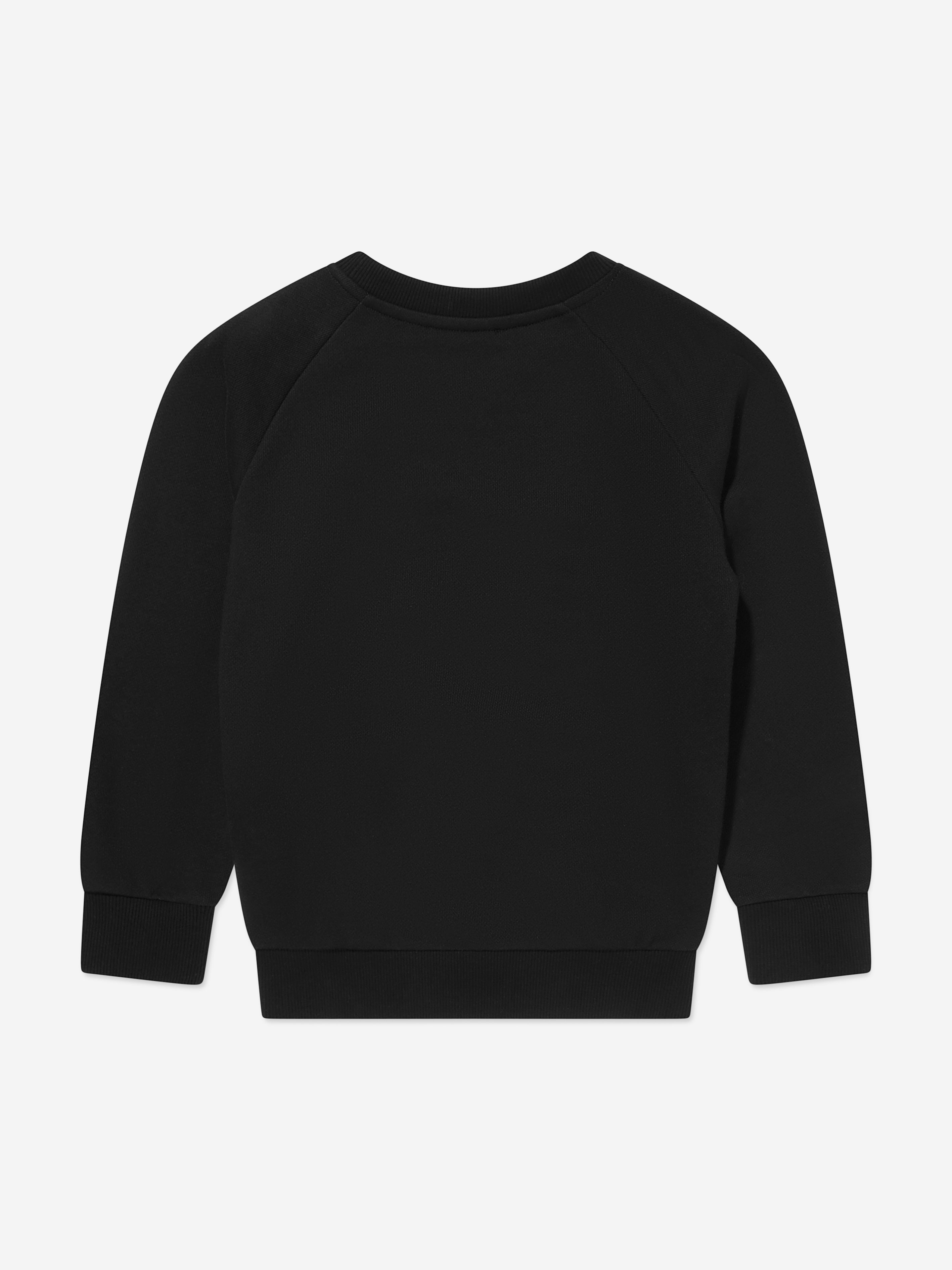 Balmain Kids Paris Logo Sweatshirt in Black