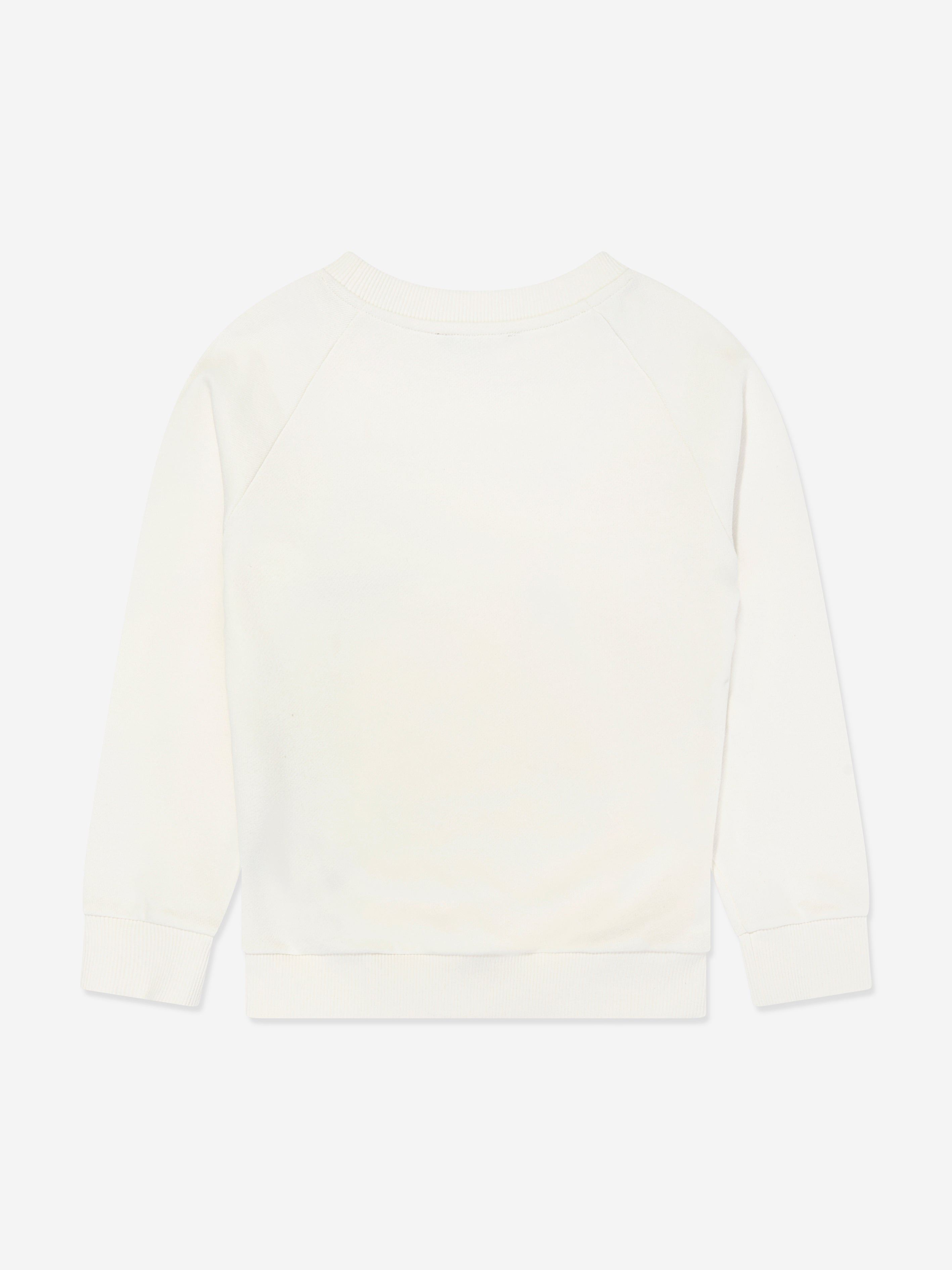 Balmain Kids Logo Sweatshirt in Ivory