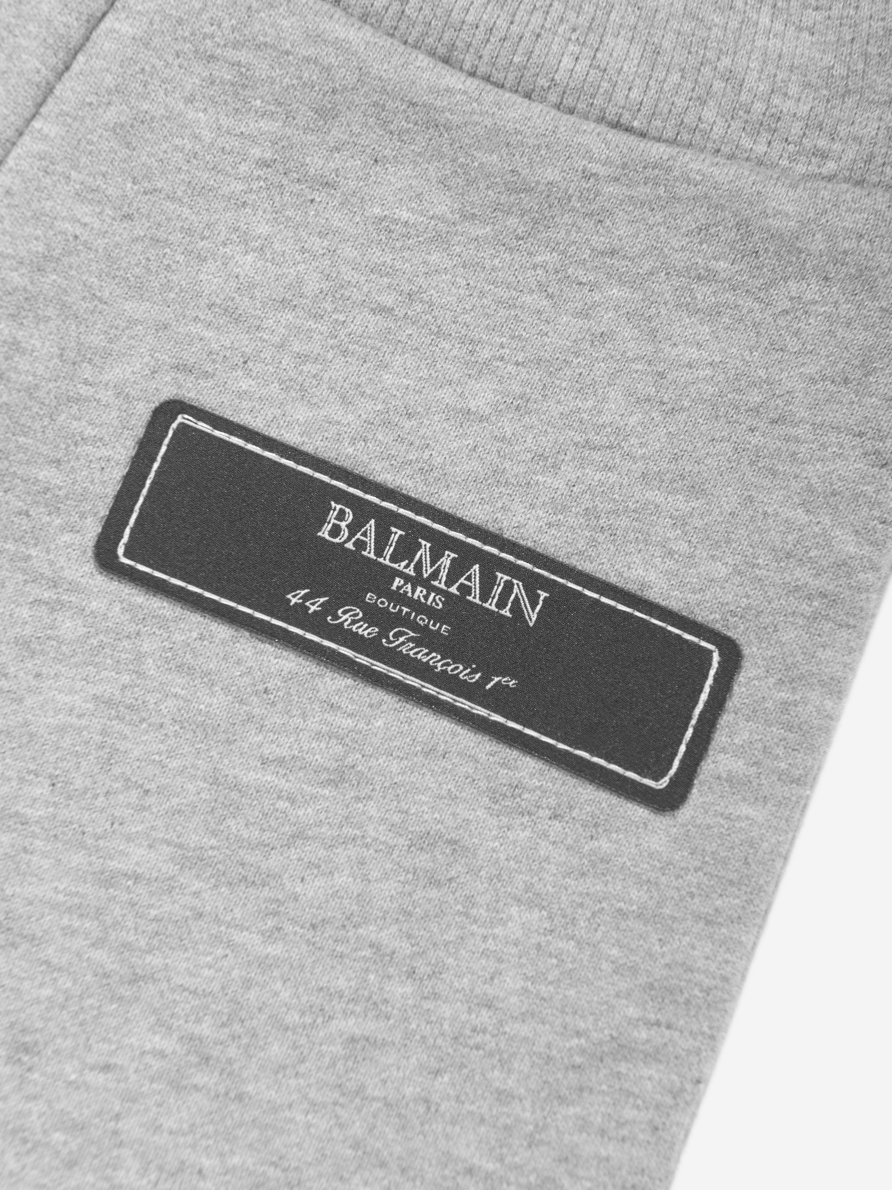 Balmain Baby Logo Joggers in Grey