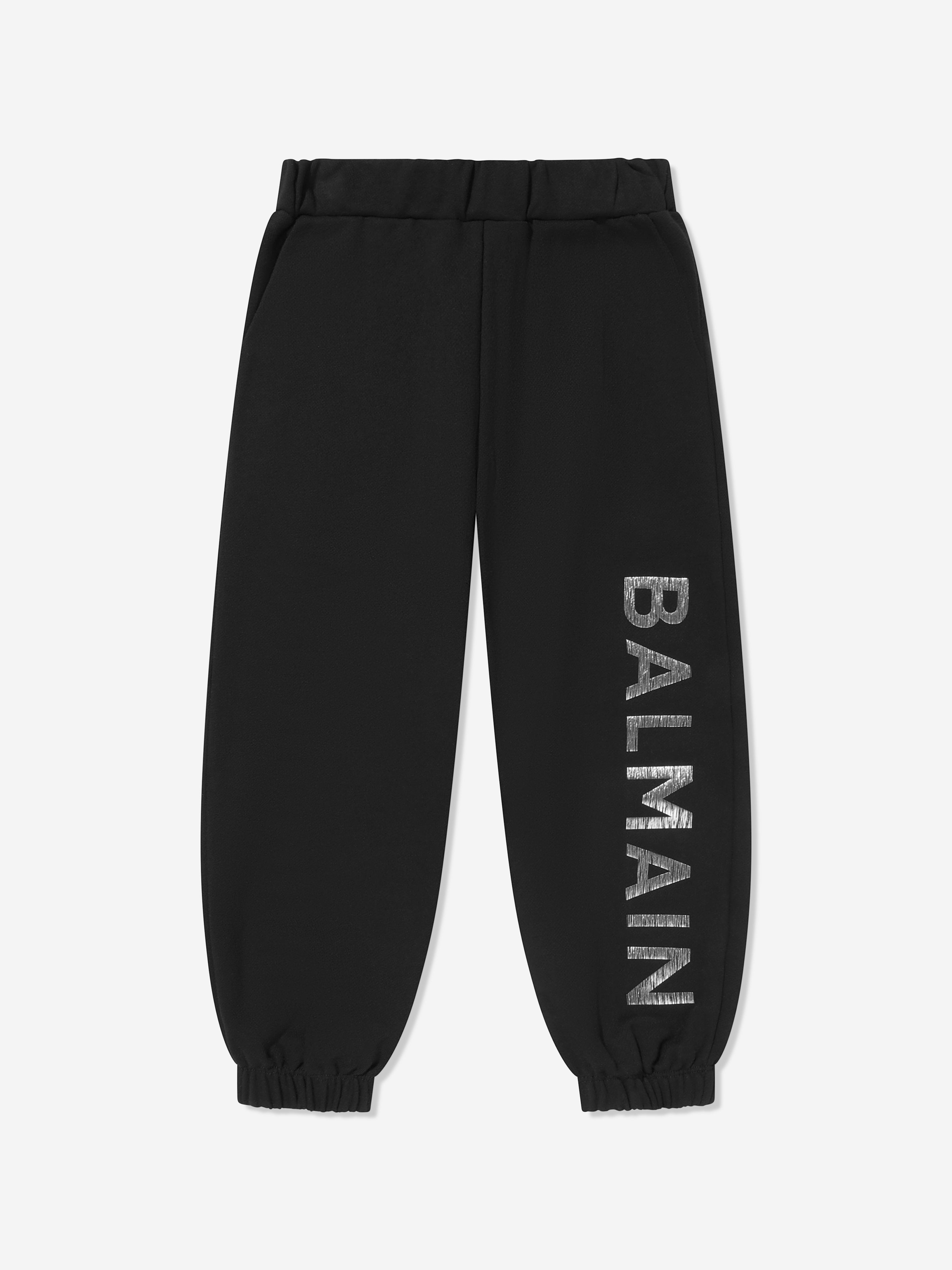 Balmain Kids Logo Joggers in Black