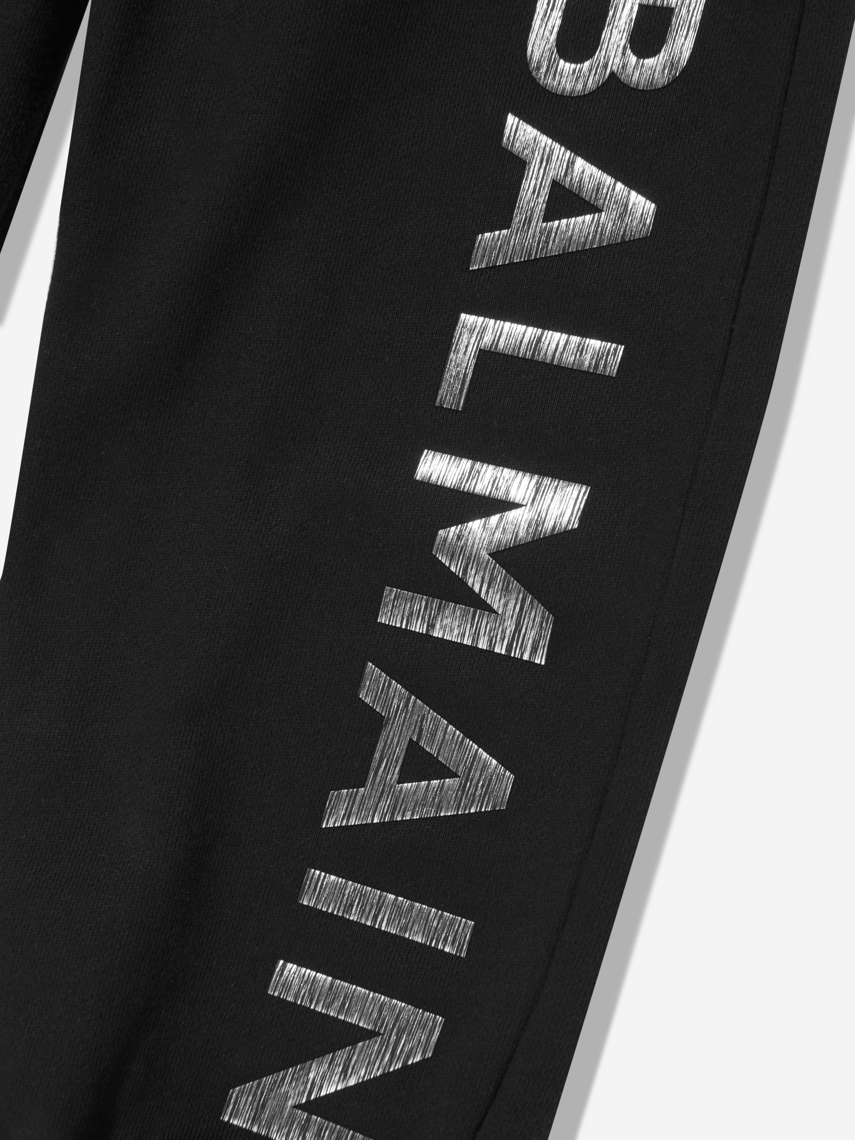 Balmain Kids Logo Joggers in Black