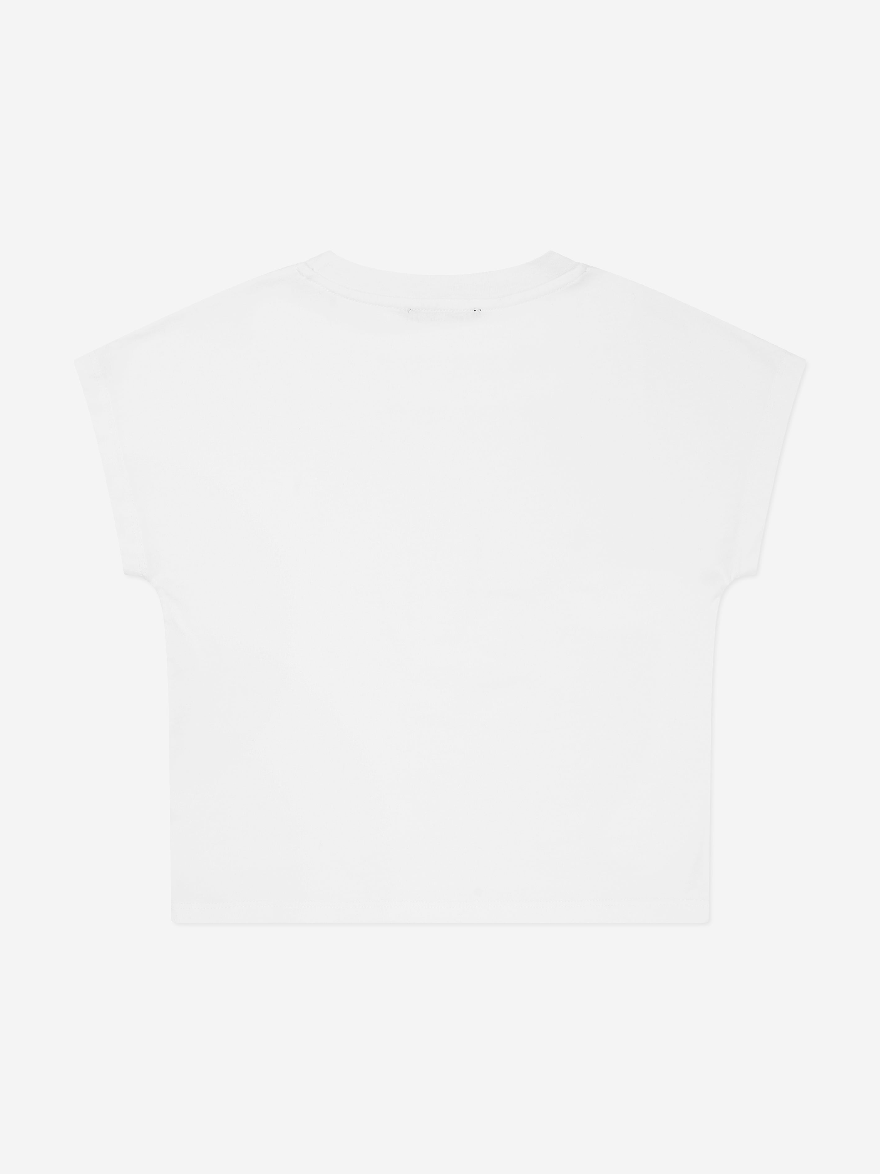 Balmain Girls Logo T-Shirt in White