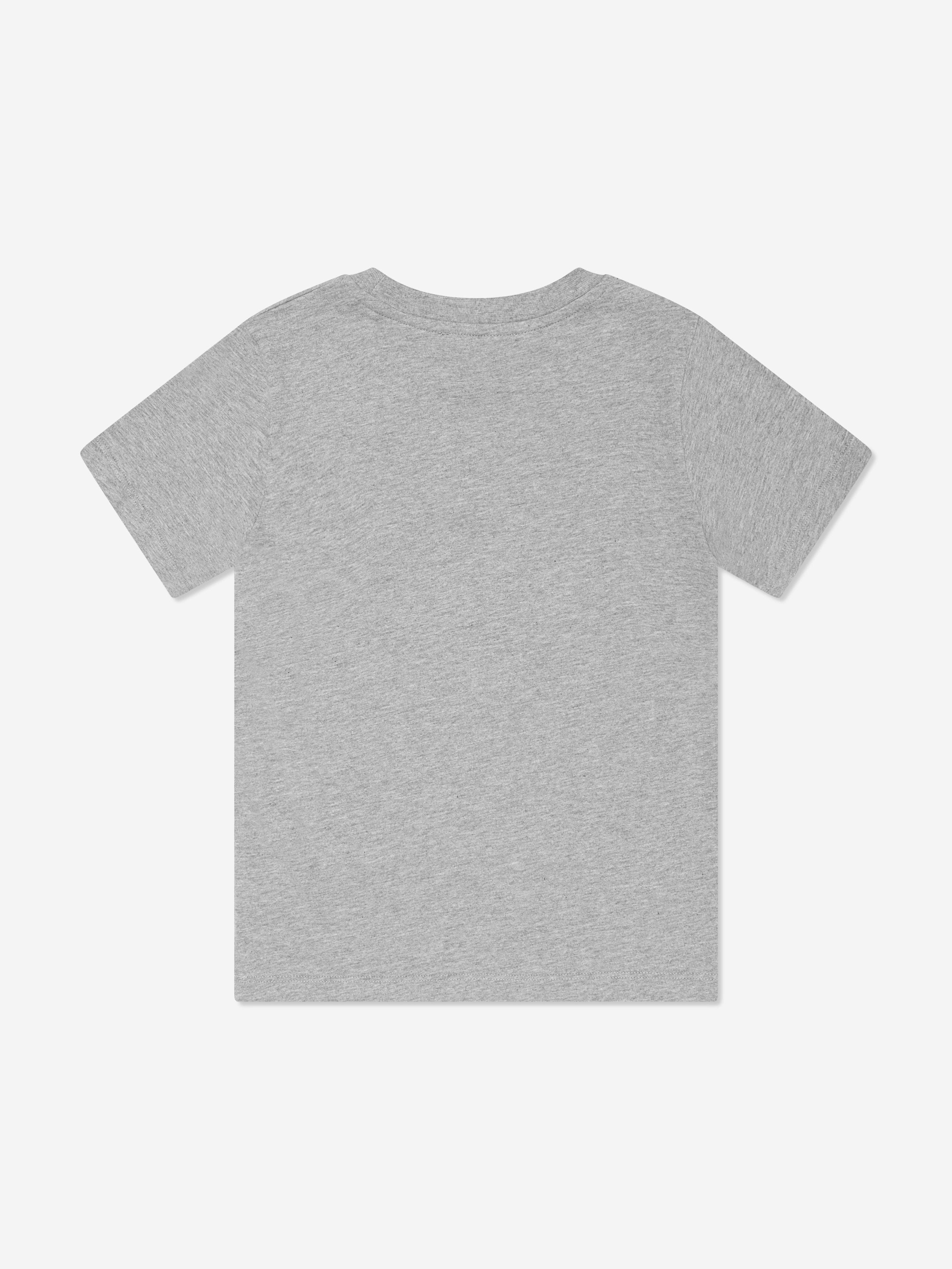 Balmain Kids Logo T-Shirt in Grey