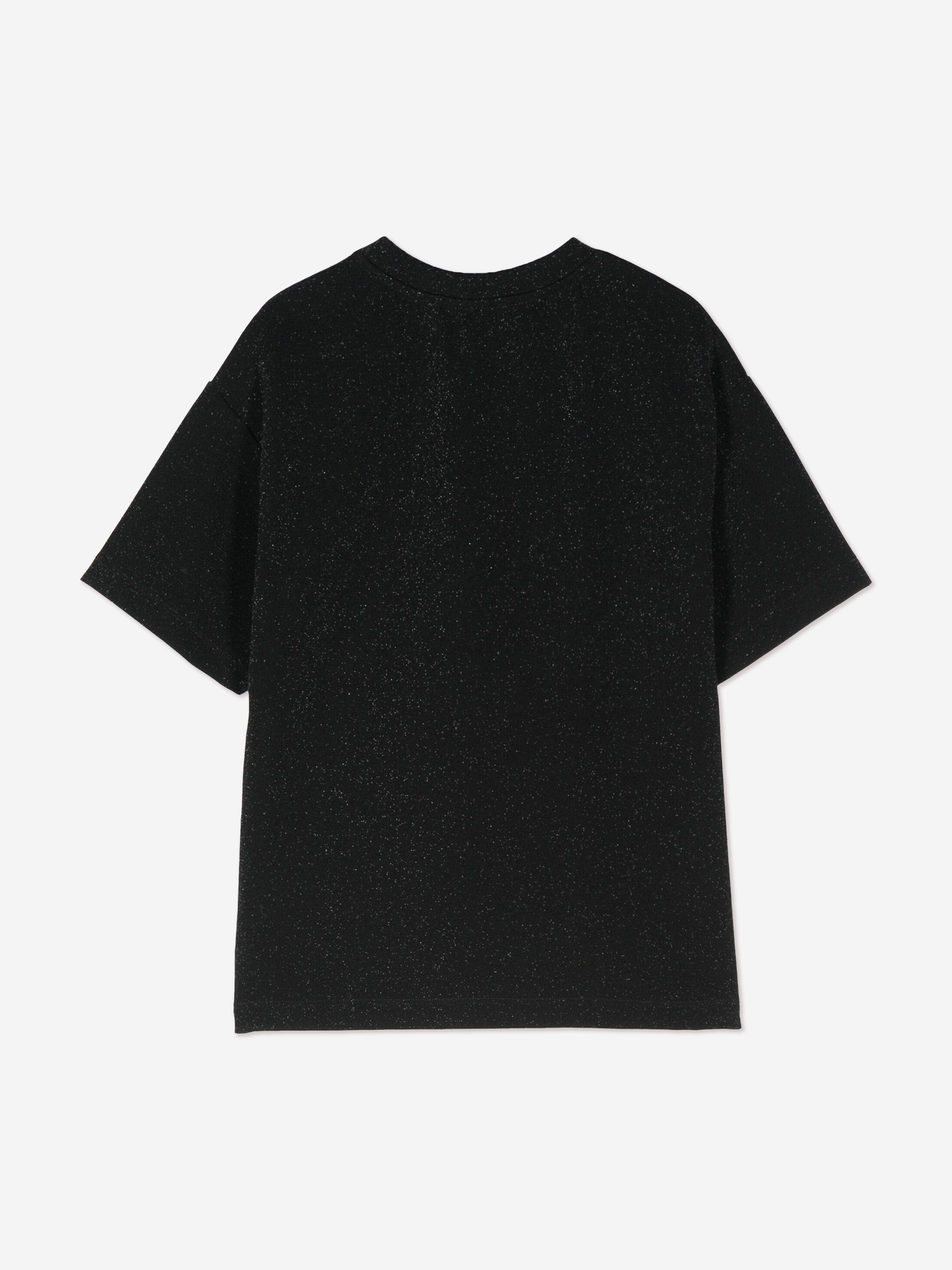 Balmain Boys Paris Logo T-Shirt in Black