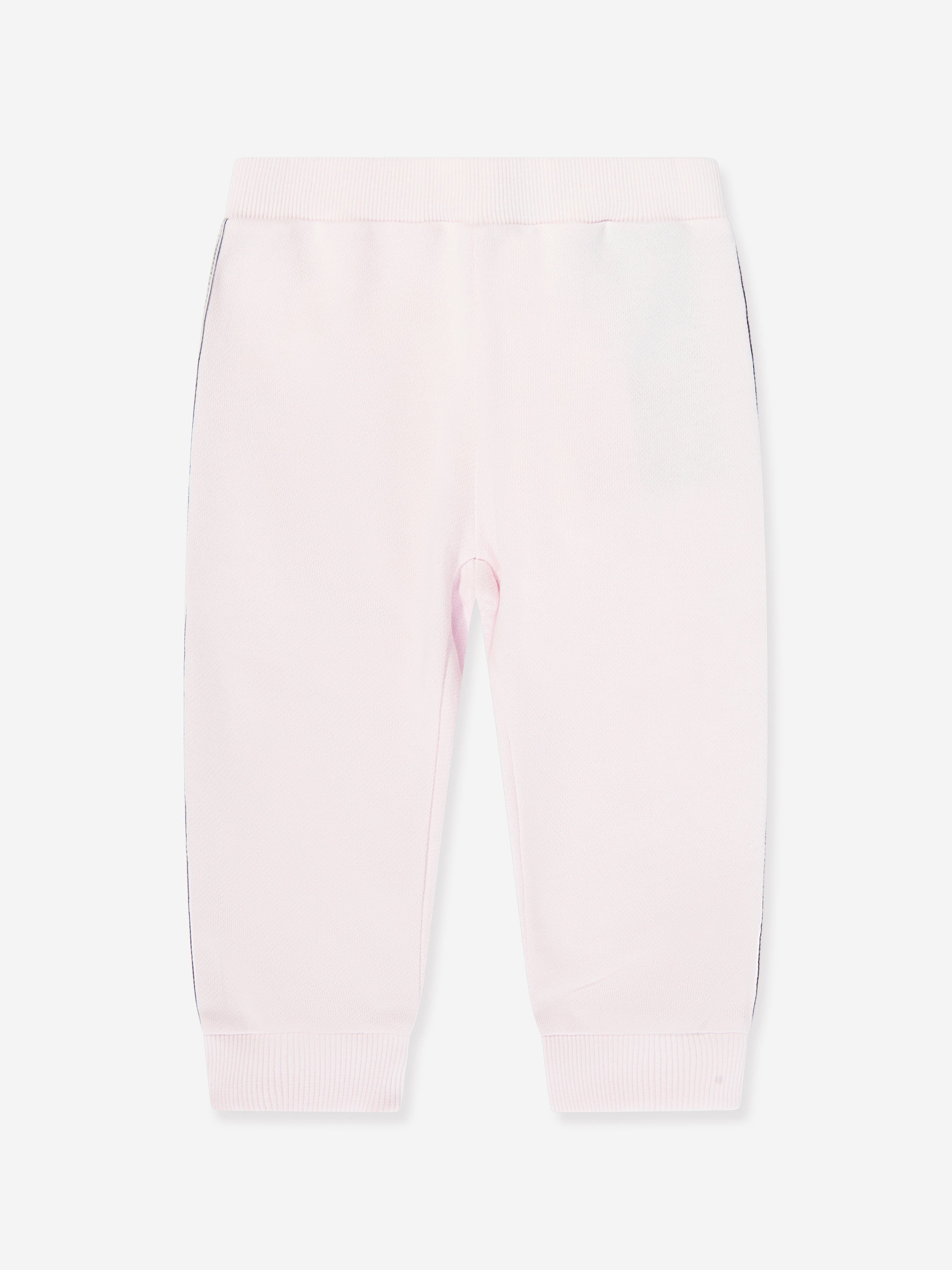 Balmain Baby Girls Logo Tape Joggers in Pink