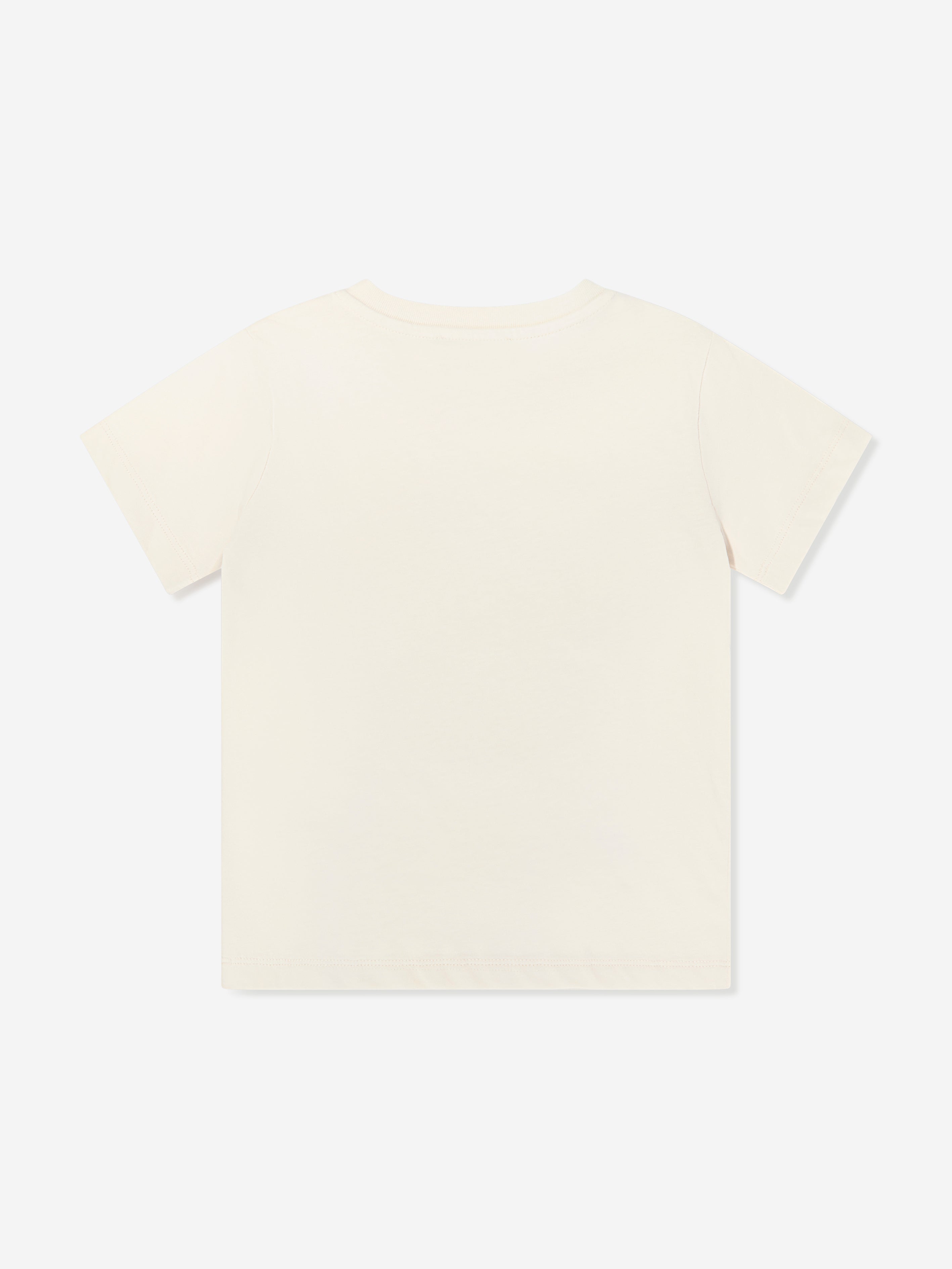 Balmain Boys Logo T-Shirt in Beige