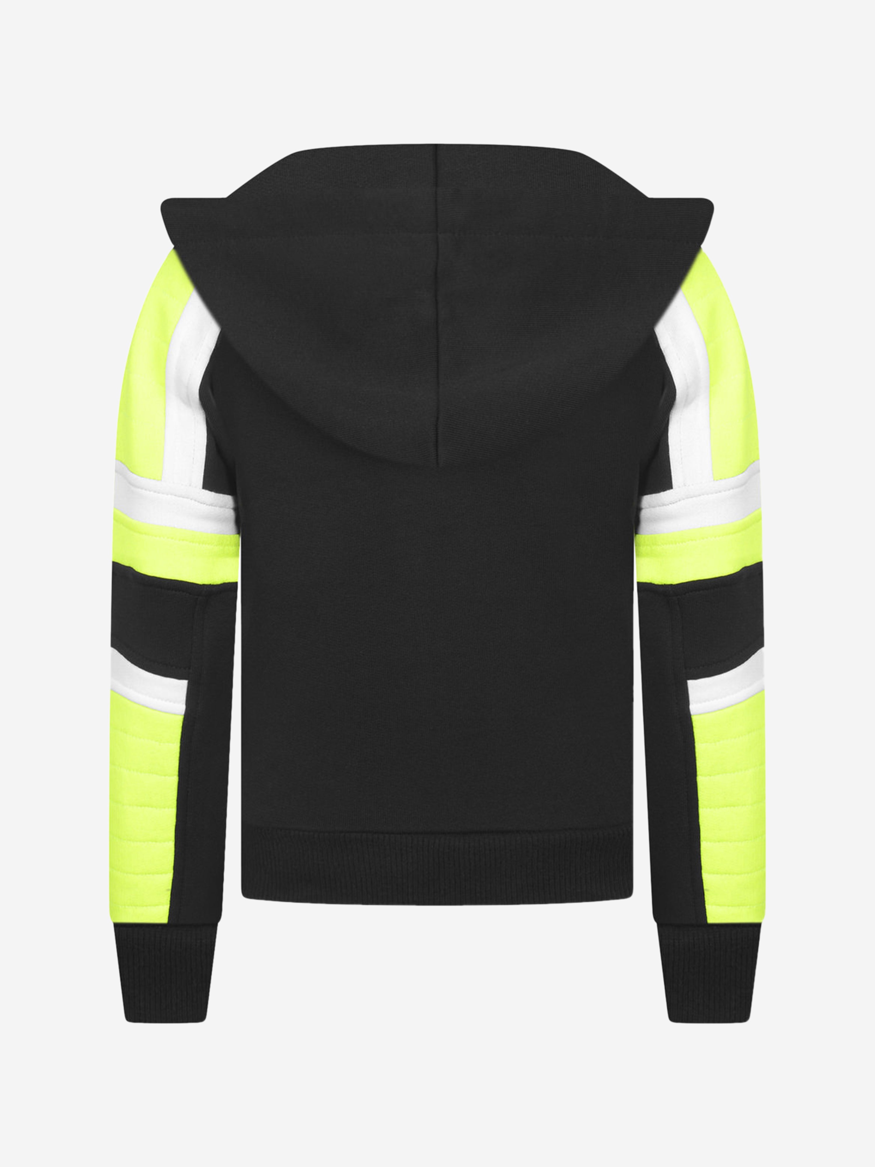 Balmain  & Neon Yellow Zip Up Top