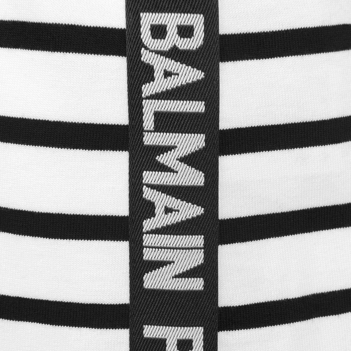 Balmain Girls & Black Striped Dress