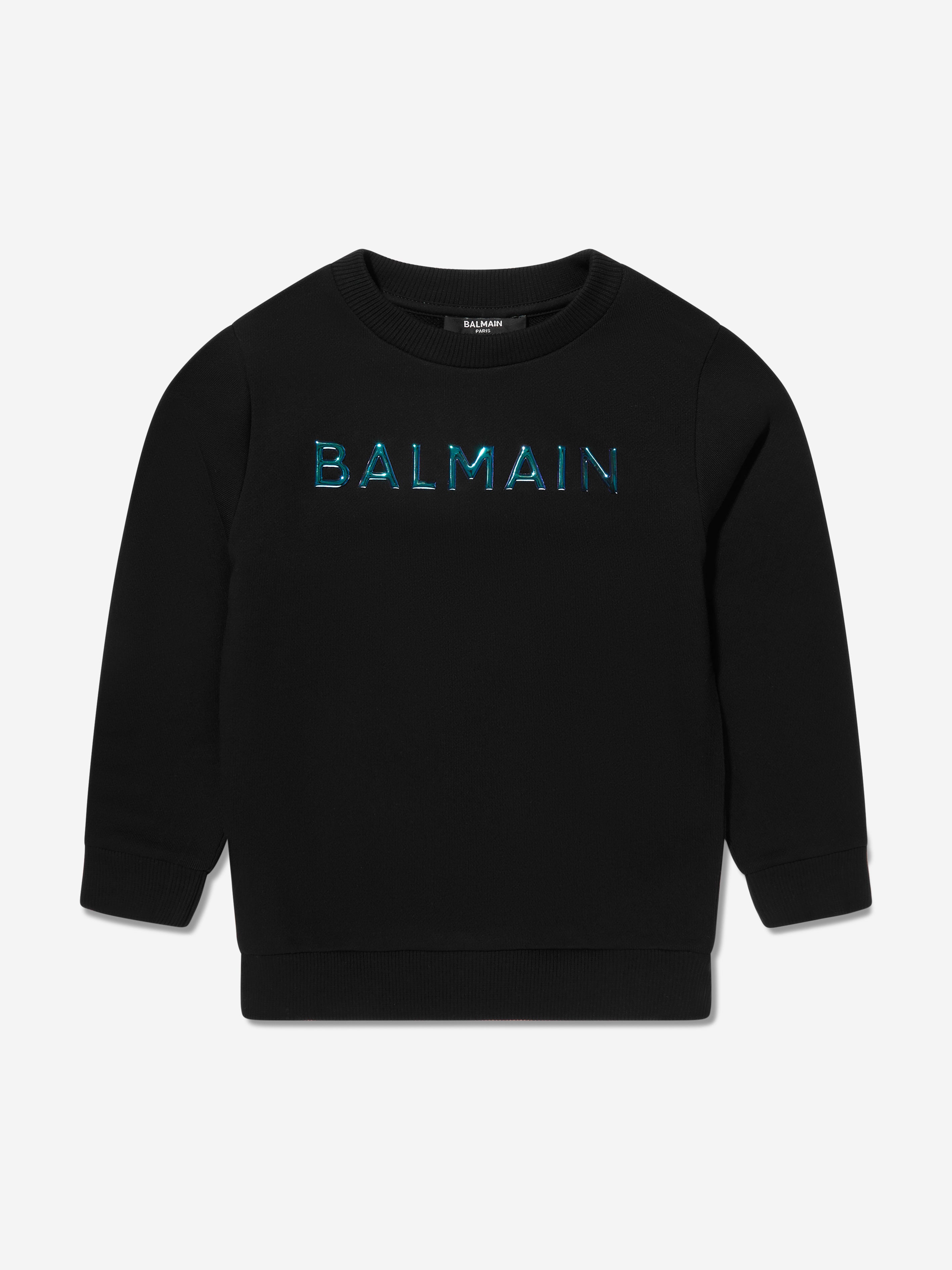 Balmain Boys Logo Sweatshirt in Black