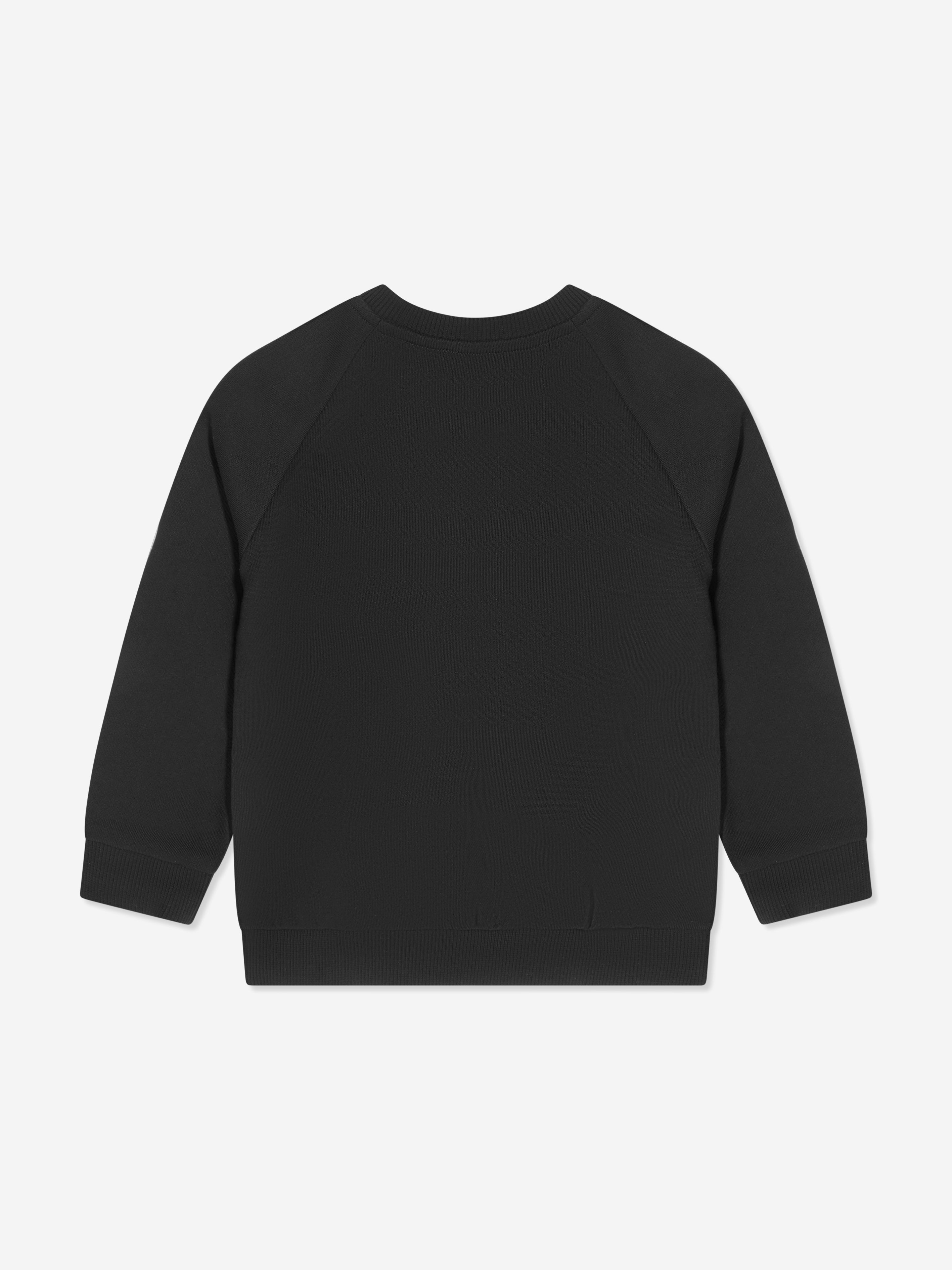 Balmain Boys Logo Print Sweatshirt in Black