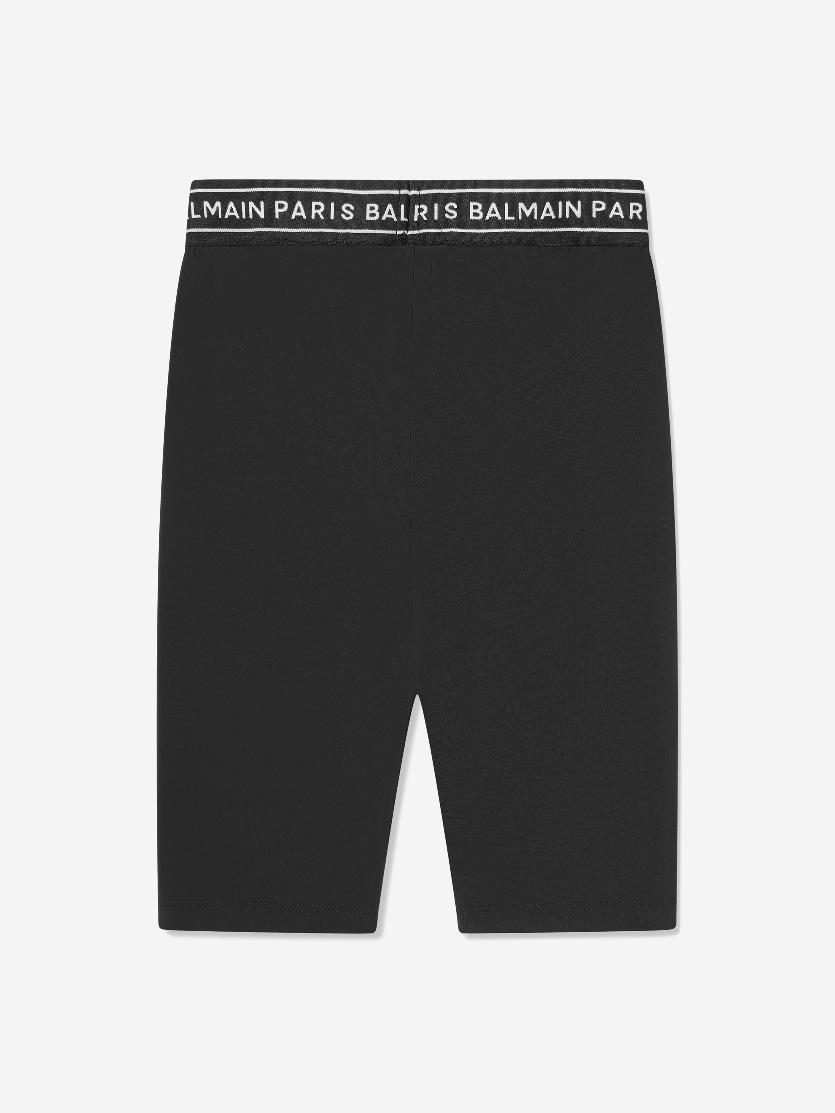 Balmain Girls Logo Sport Shorts in Black