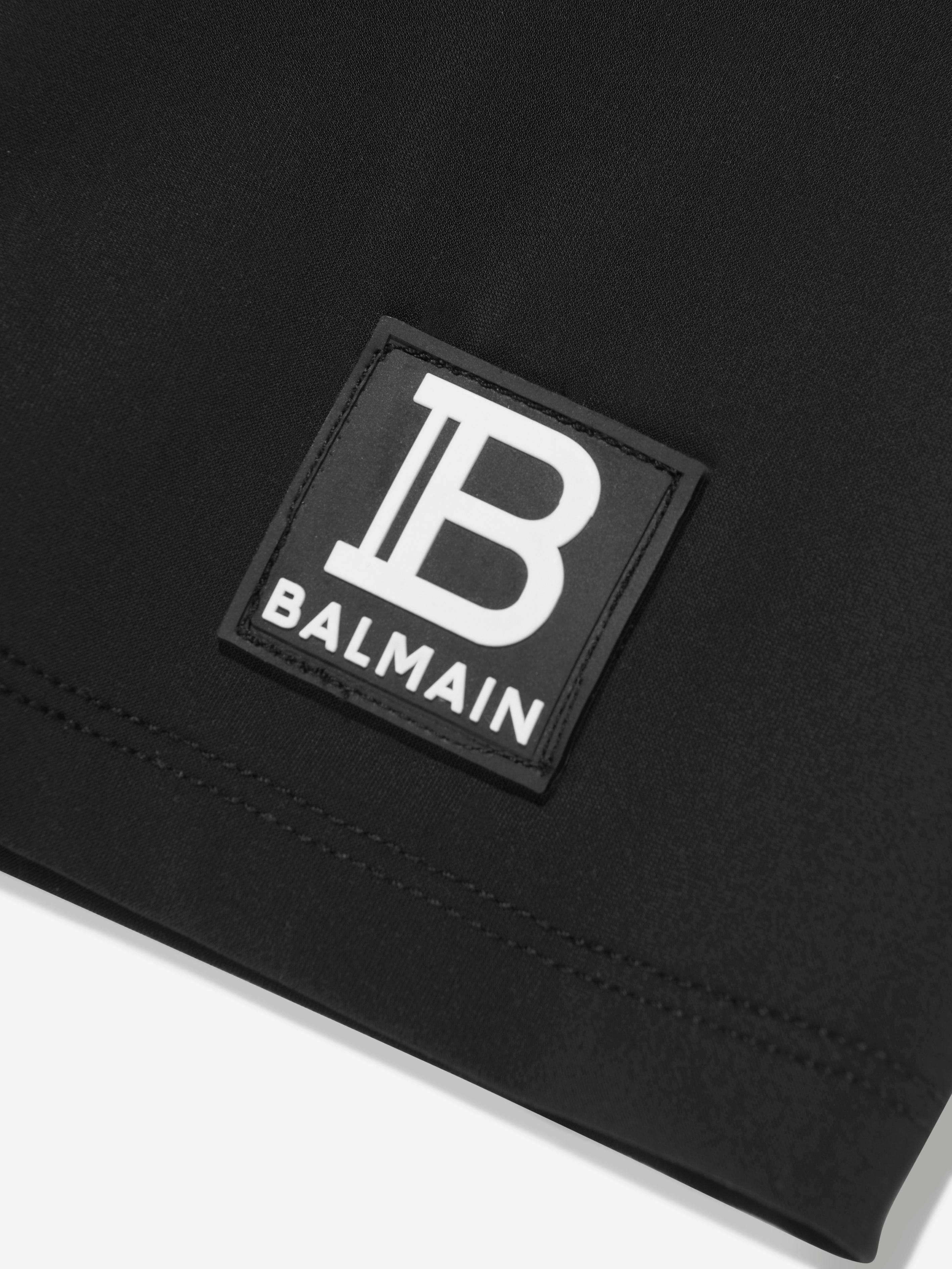 Balmain Girls Logo Sport Shorts in Black