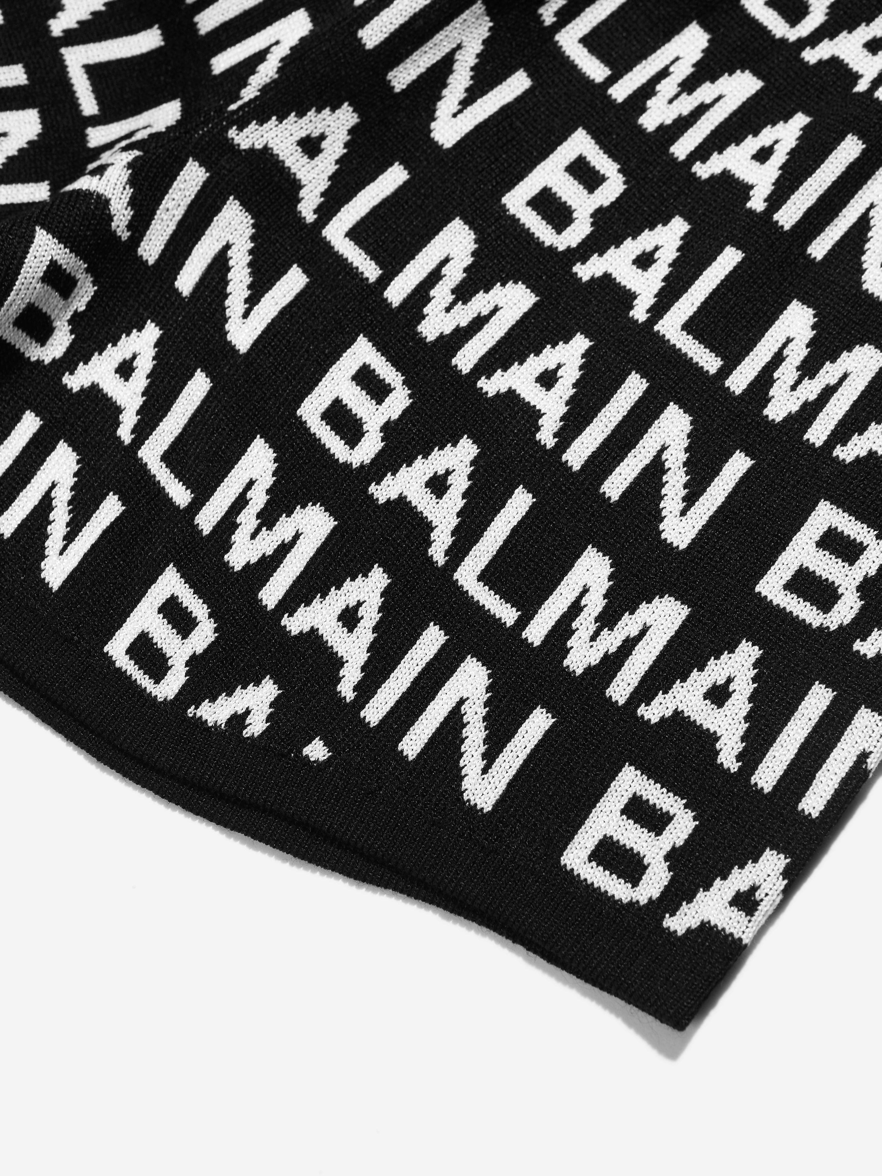 Balmain Girls Logo Shorts in Black