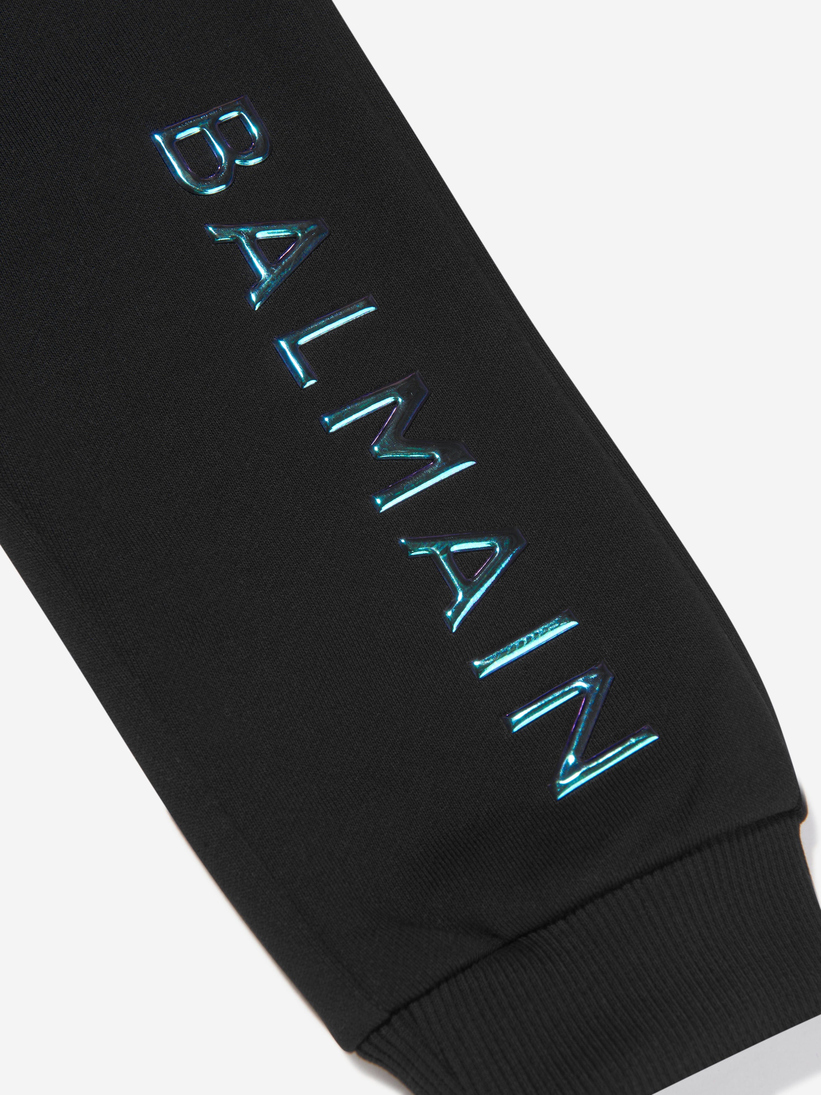 Balmain Boys Logo Joggers in Black