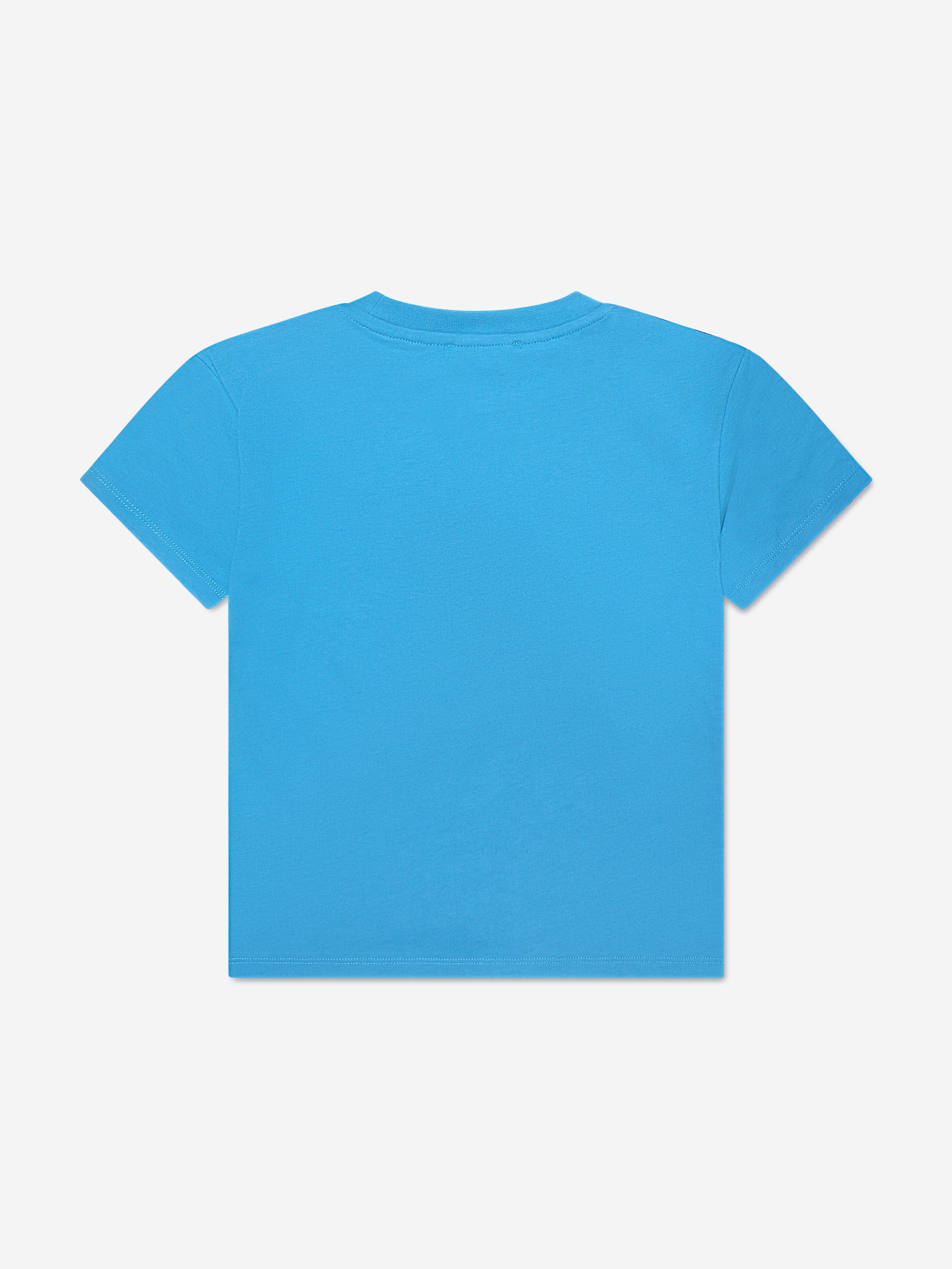 Balmain Boys Logo T-Shirt in Blue