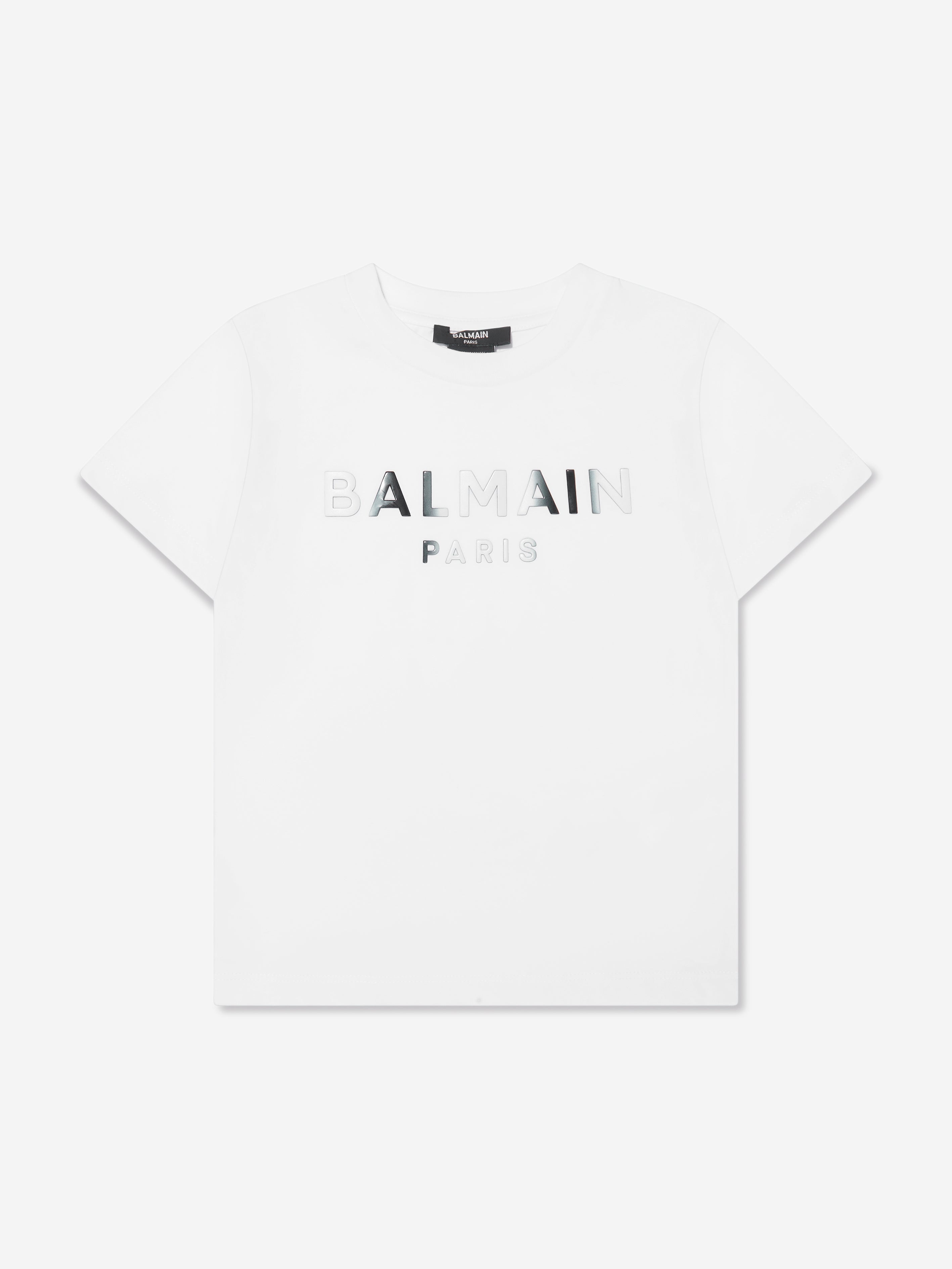 Balmain Boys Logo T-Shirt in White