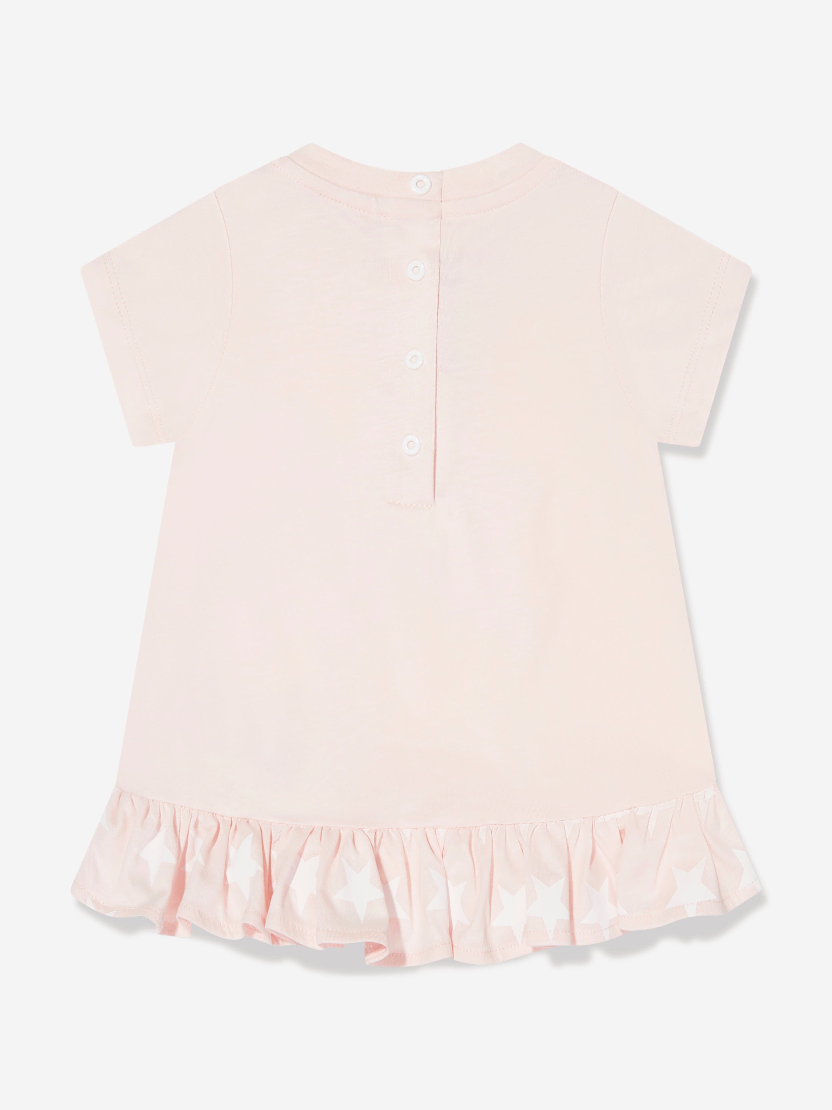 Balmain Baby Girls Dress With Knickers in Pink