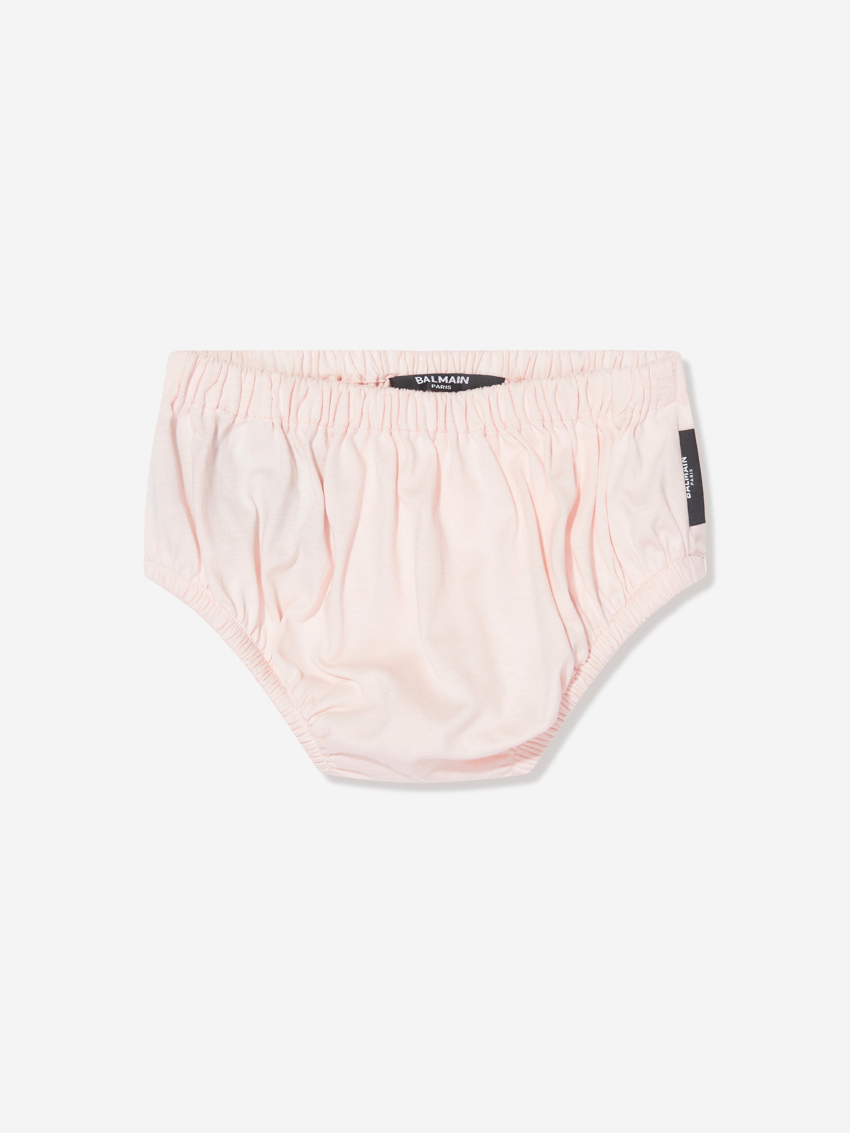 Balmain Baby Girls Dress With Knickers in Pink