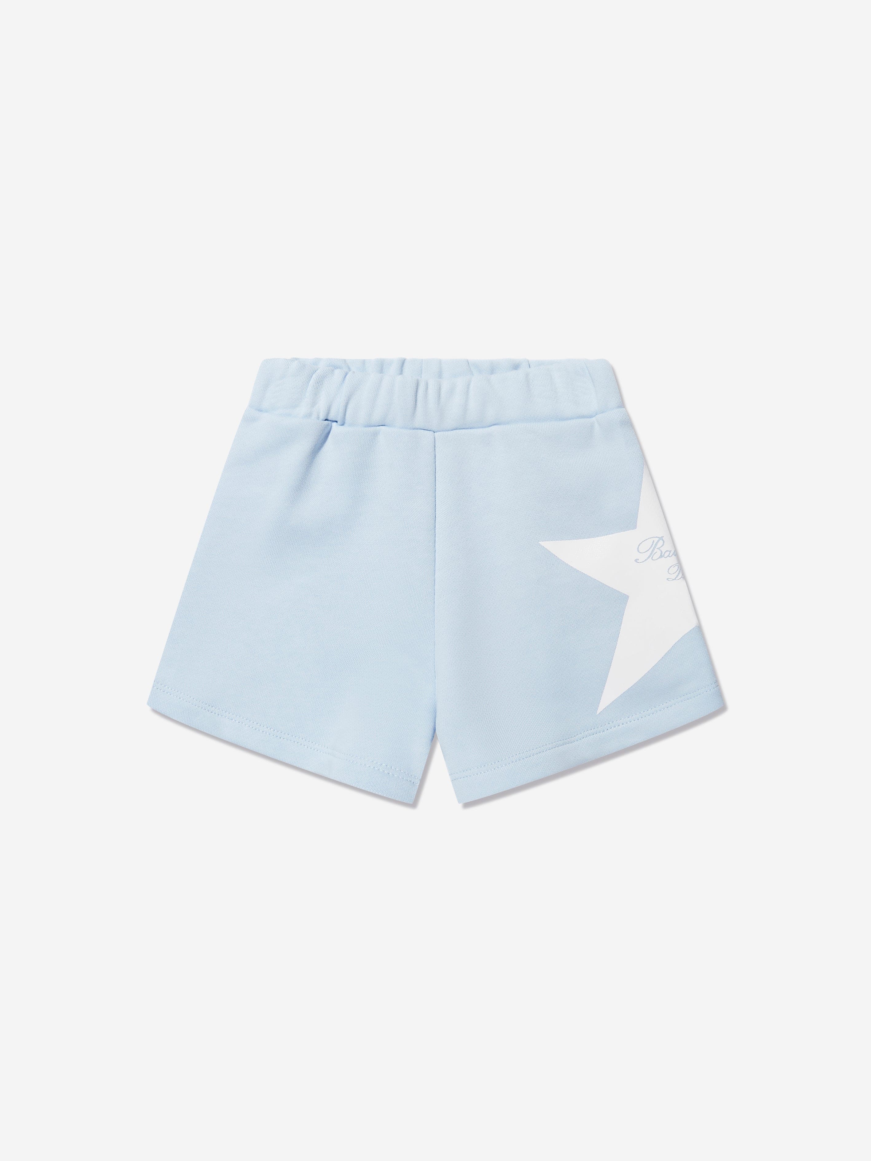 Balmain Baby Star Jersey Shorts in Blue