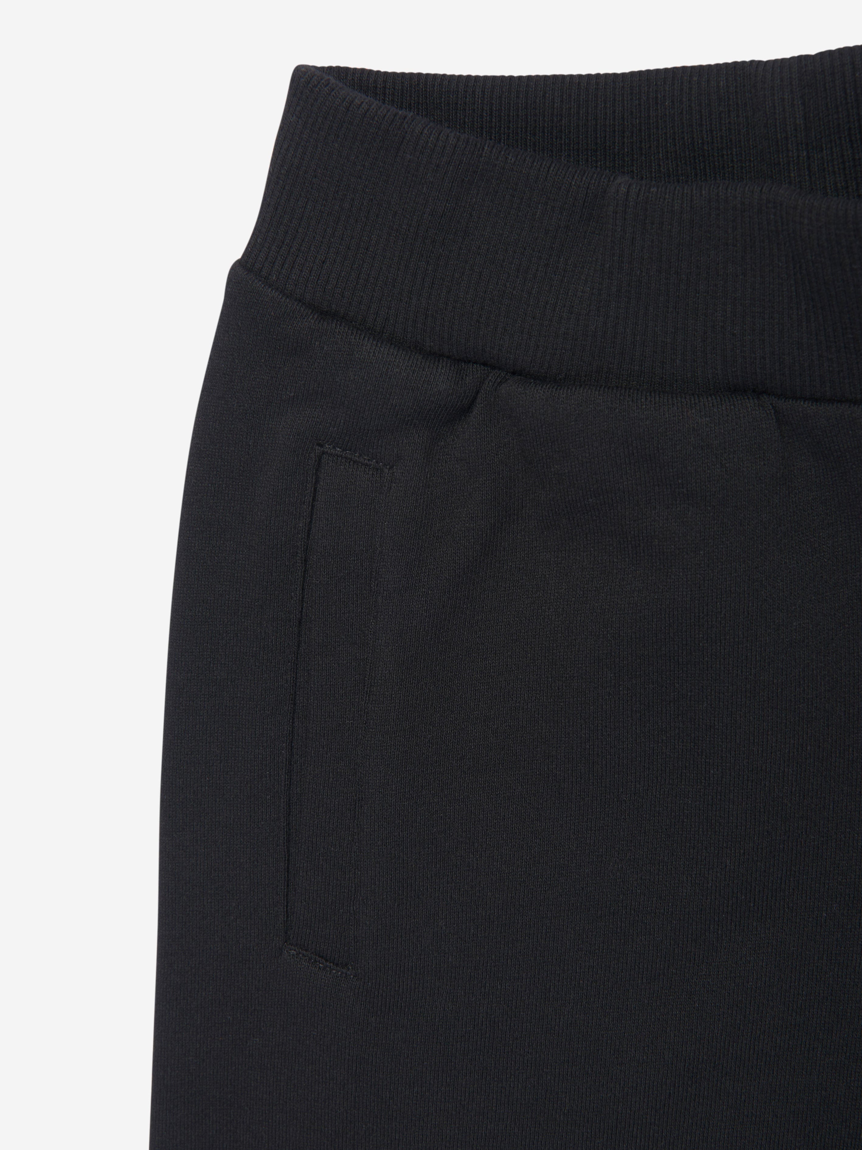 Balmain Boys Logo Jersey Shorts in Black