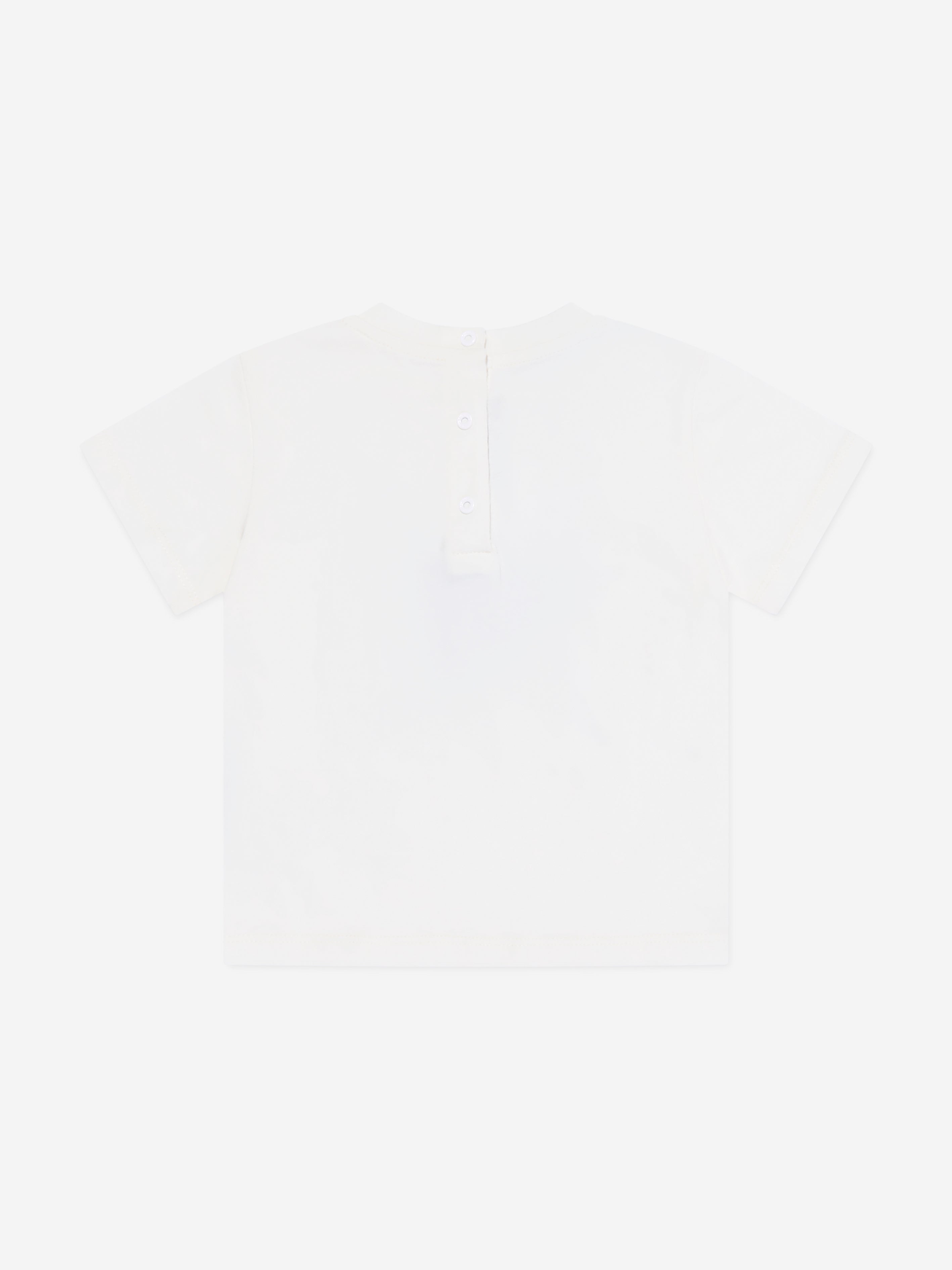 Balmain Baby Star Print T-Shirt in Ivory