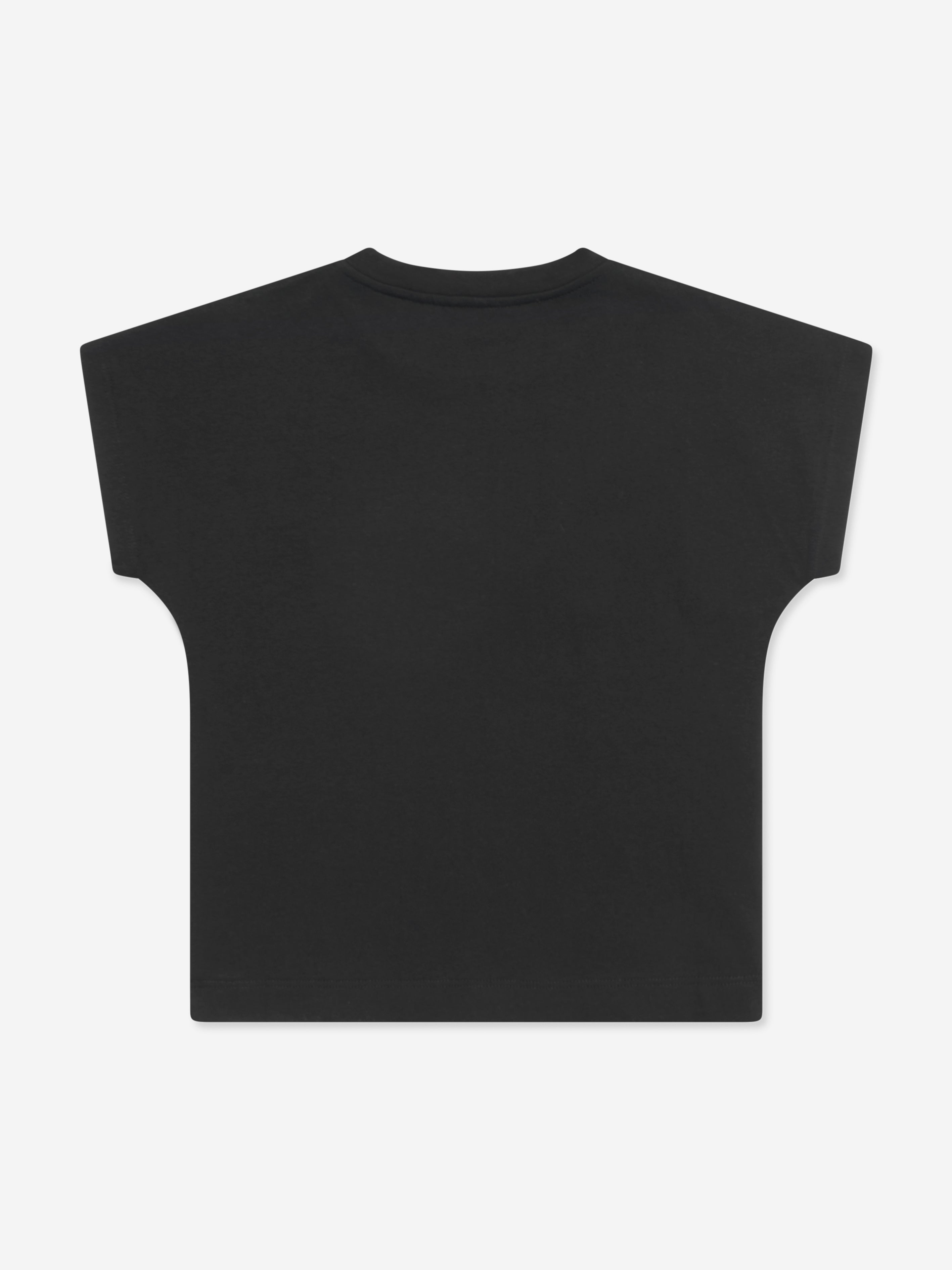 Balmain Girls Logo T-Shirt in Black