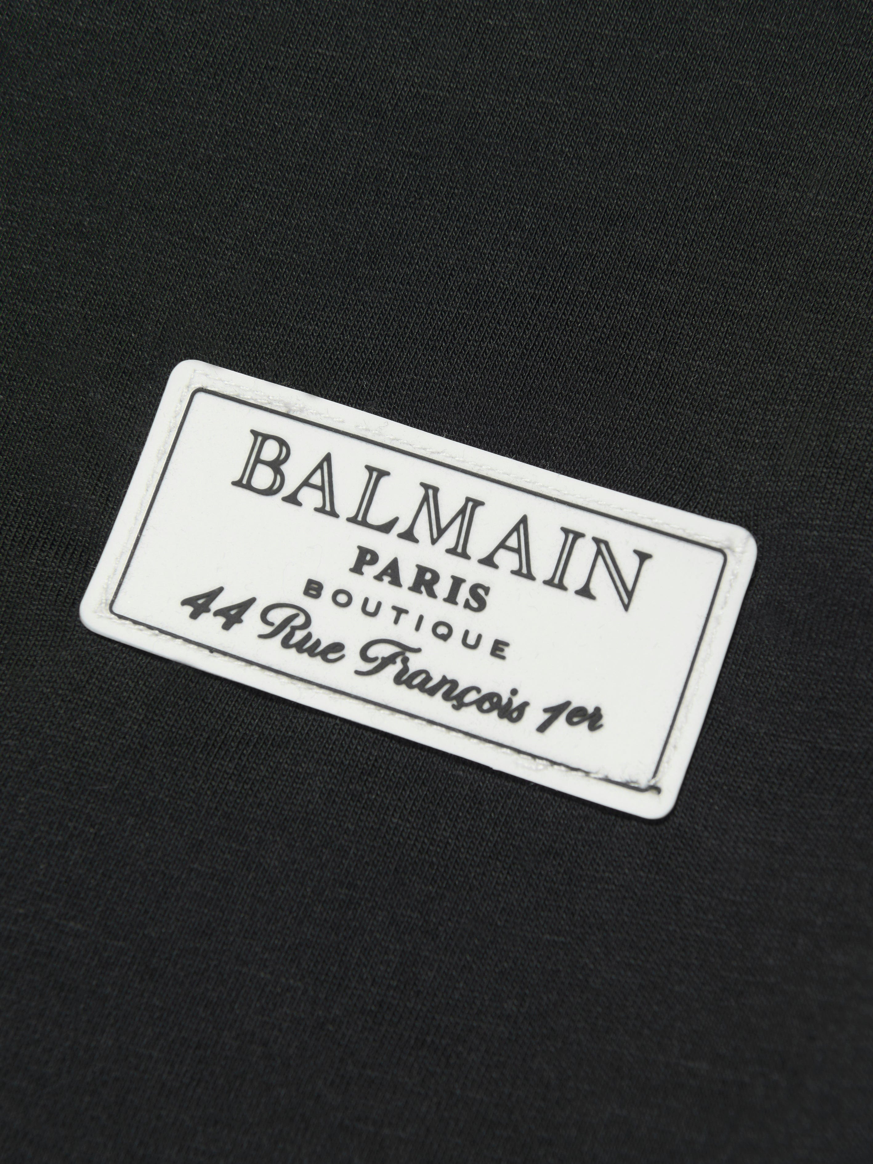 Balmain Boys Logo T-Shirt in Black