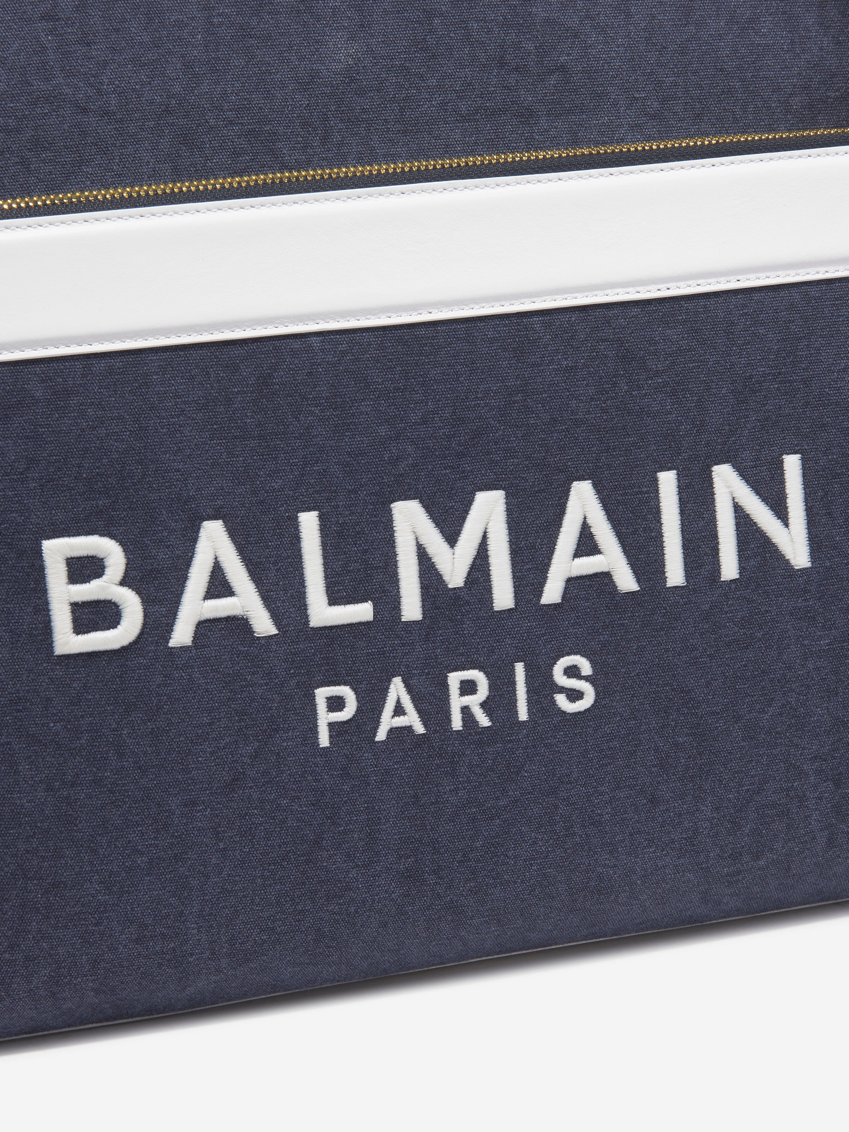 Balmain Baby Logo Changing Bag in Blue (43cm)