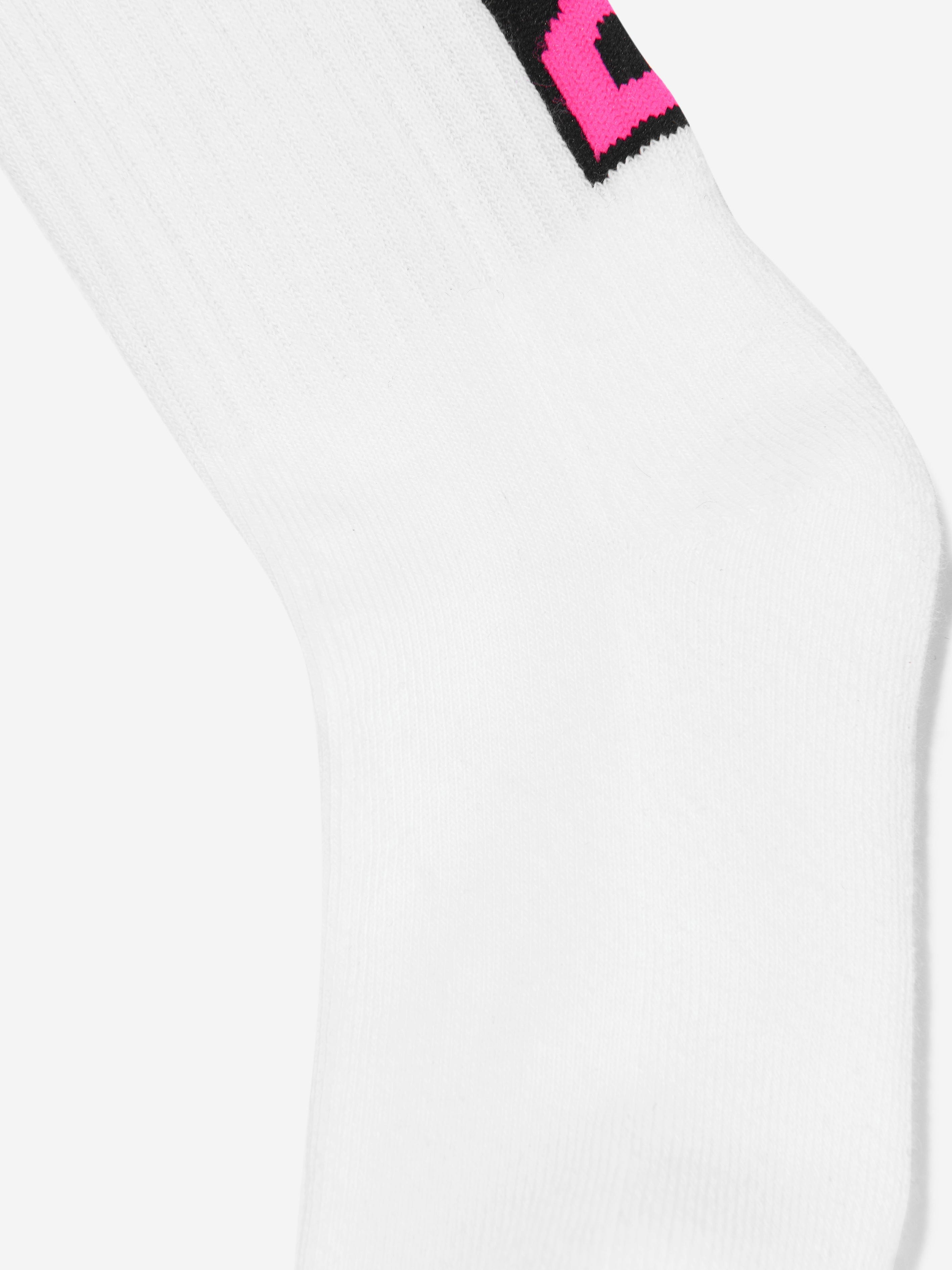 Balmain Boys Logo Socks in White