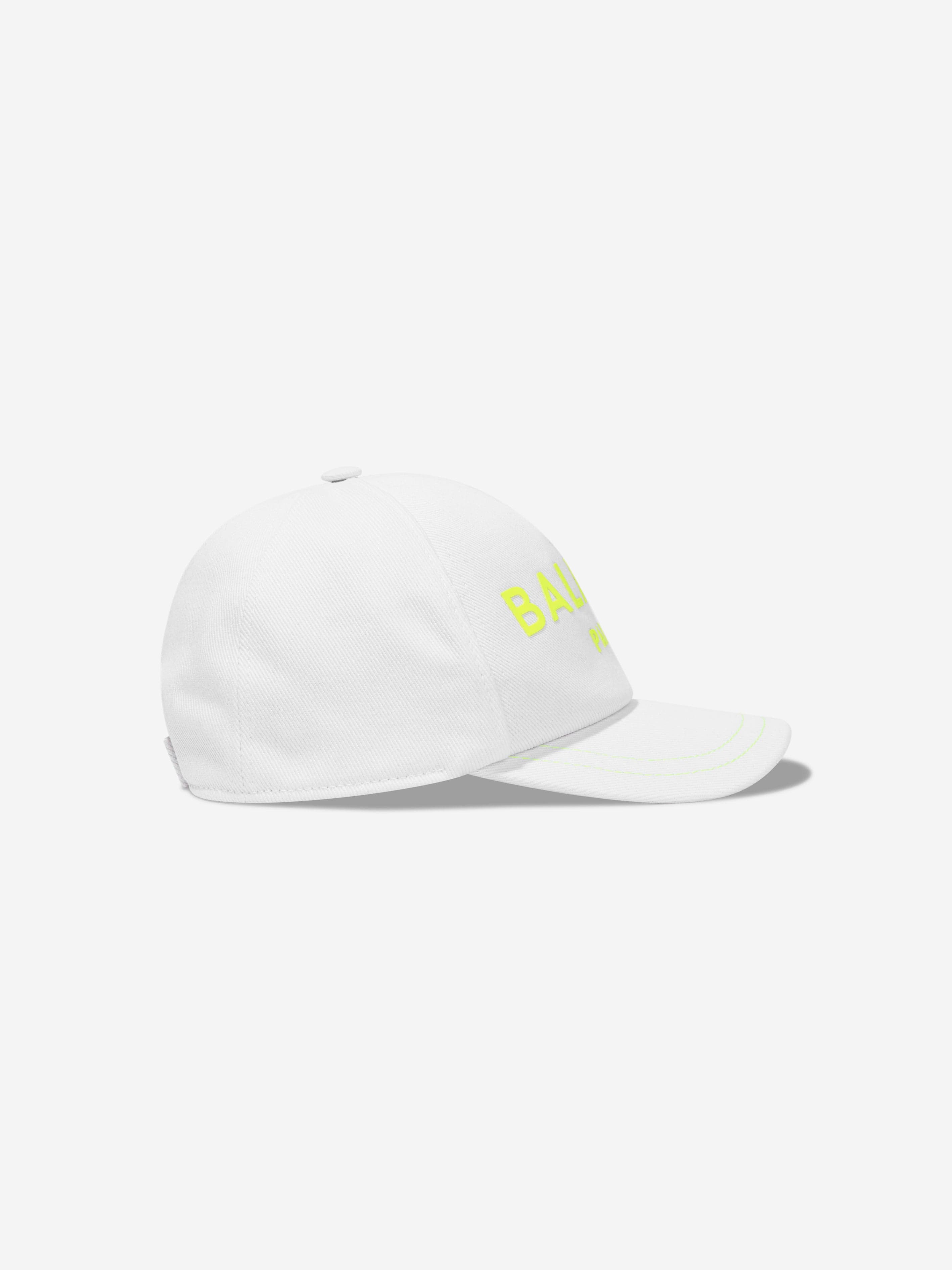 Balmain Boys Logo Cap in White