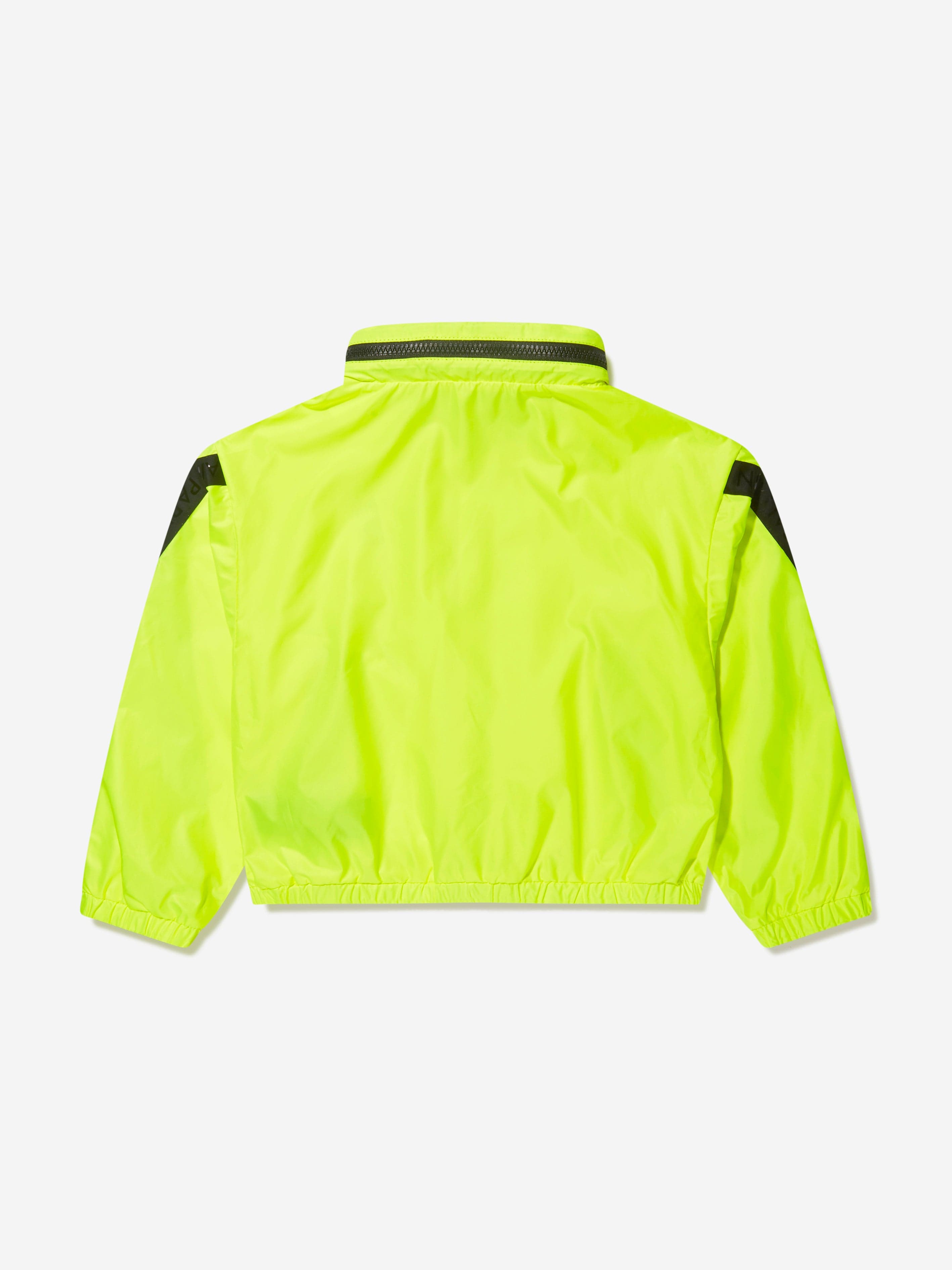 Balmain Boys Fluorescent Zip Up Jacket in Yellow