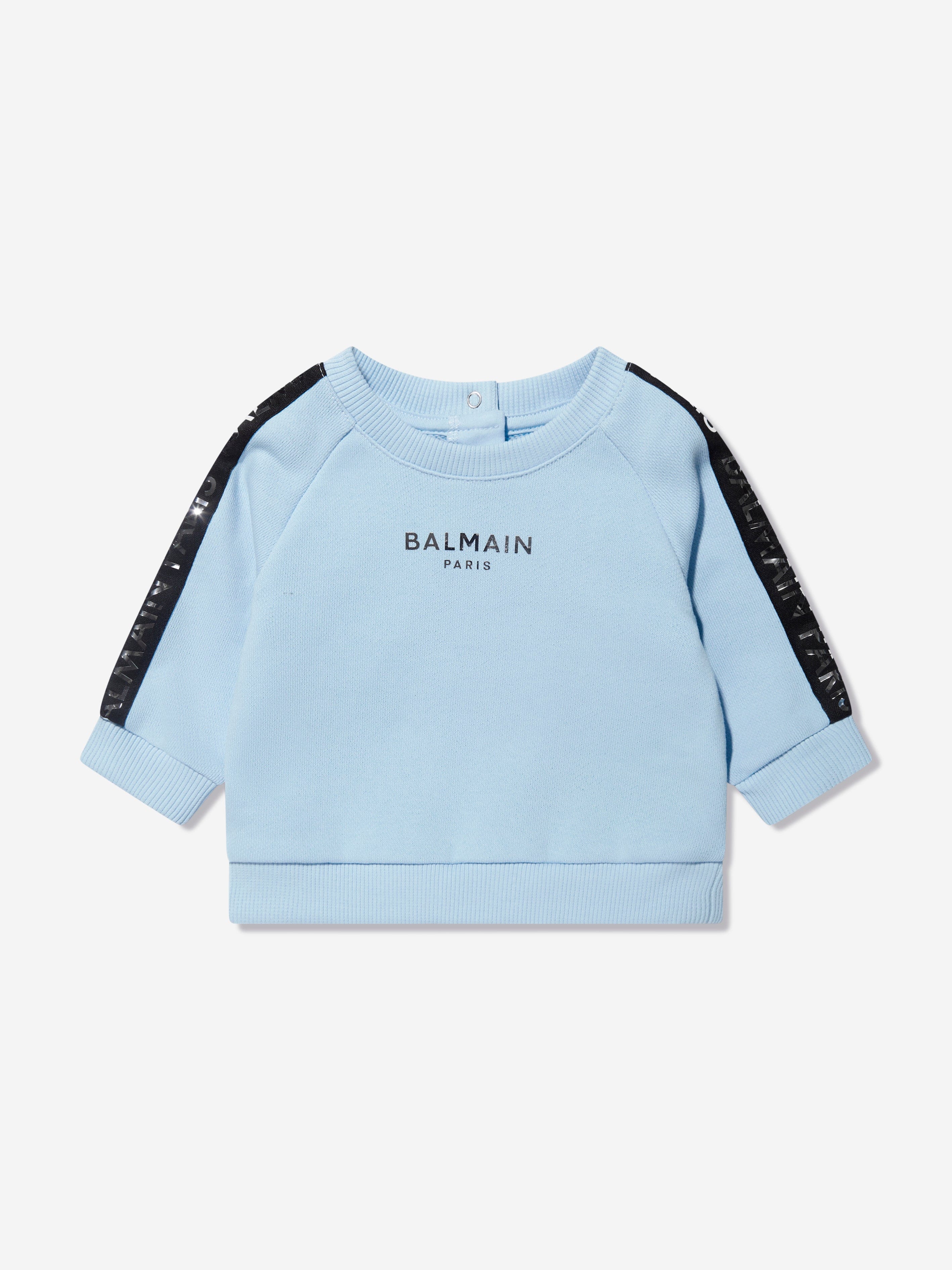 Balmain Baby Boys Logo Sweatshirt in Blue