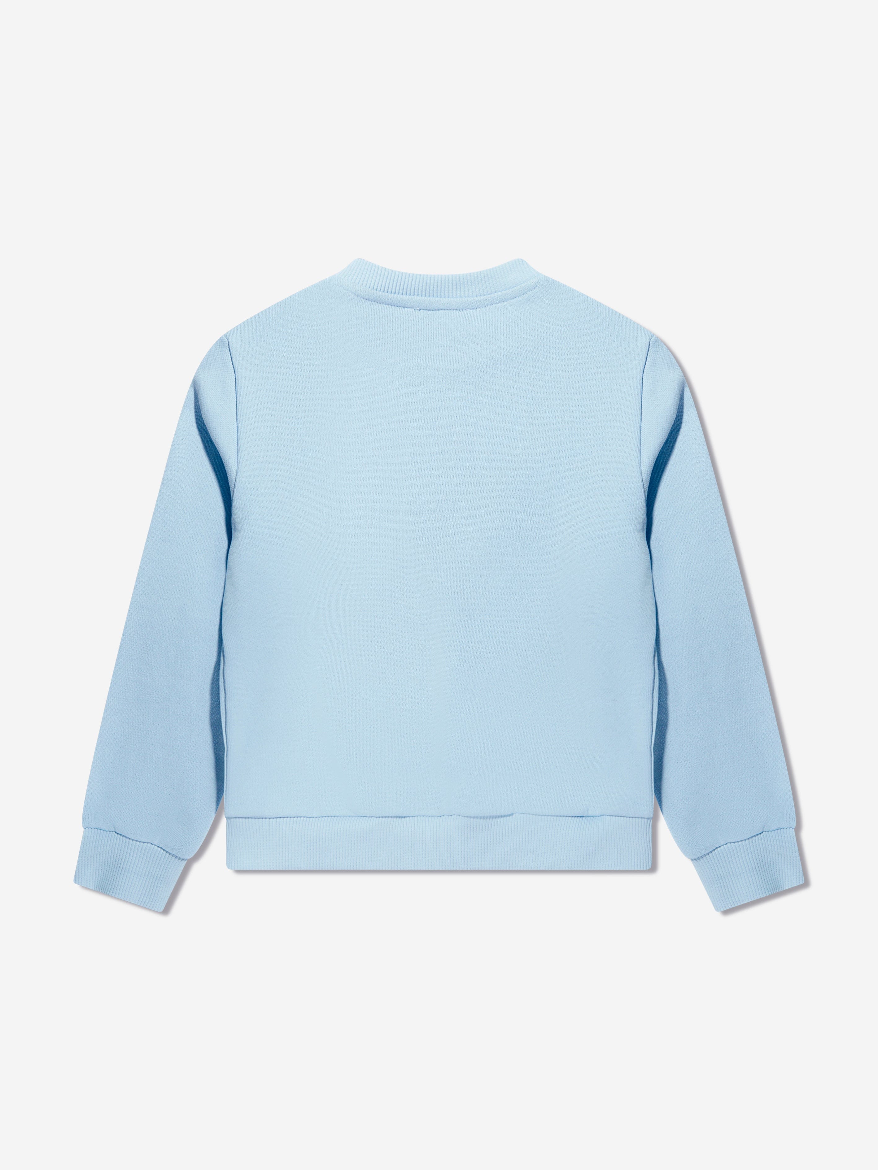 Balmain Girls Logo Sweatshirt in Blue