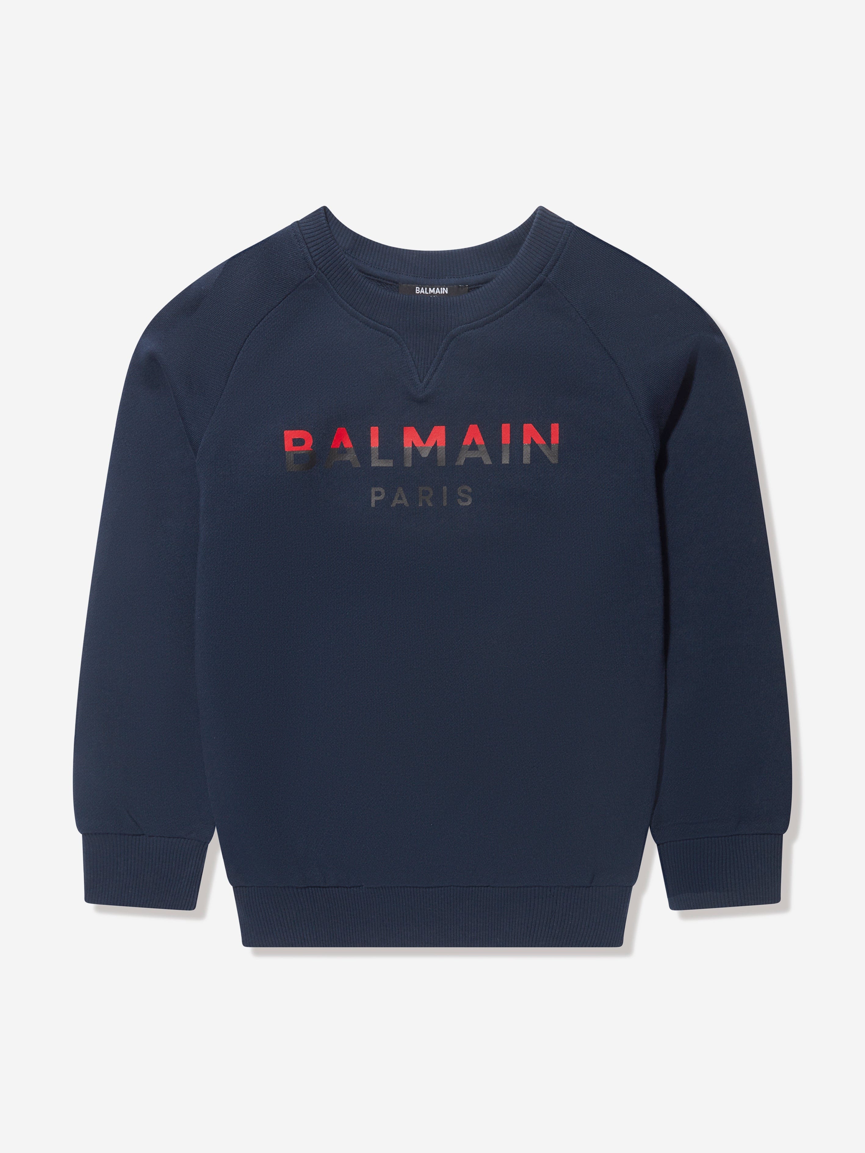 Balmain Boys Logo Sweatshirt in Blue