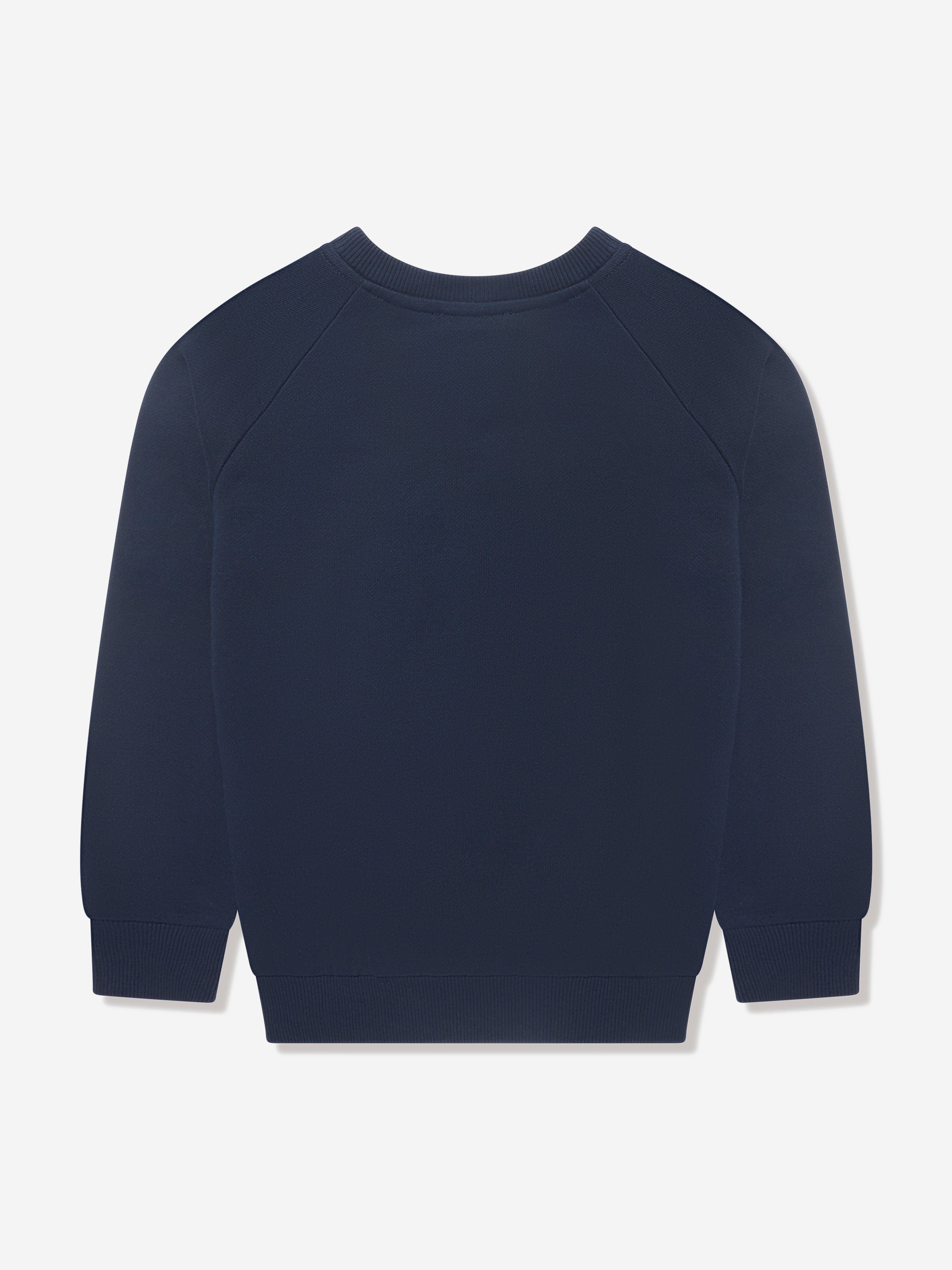 Balmain Boys Logo Sweatshirt in Blue