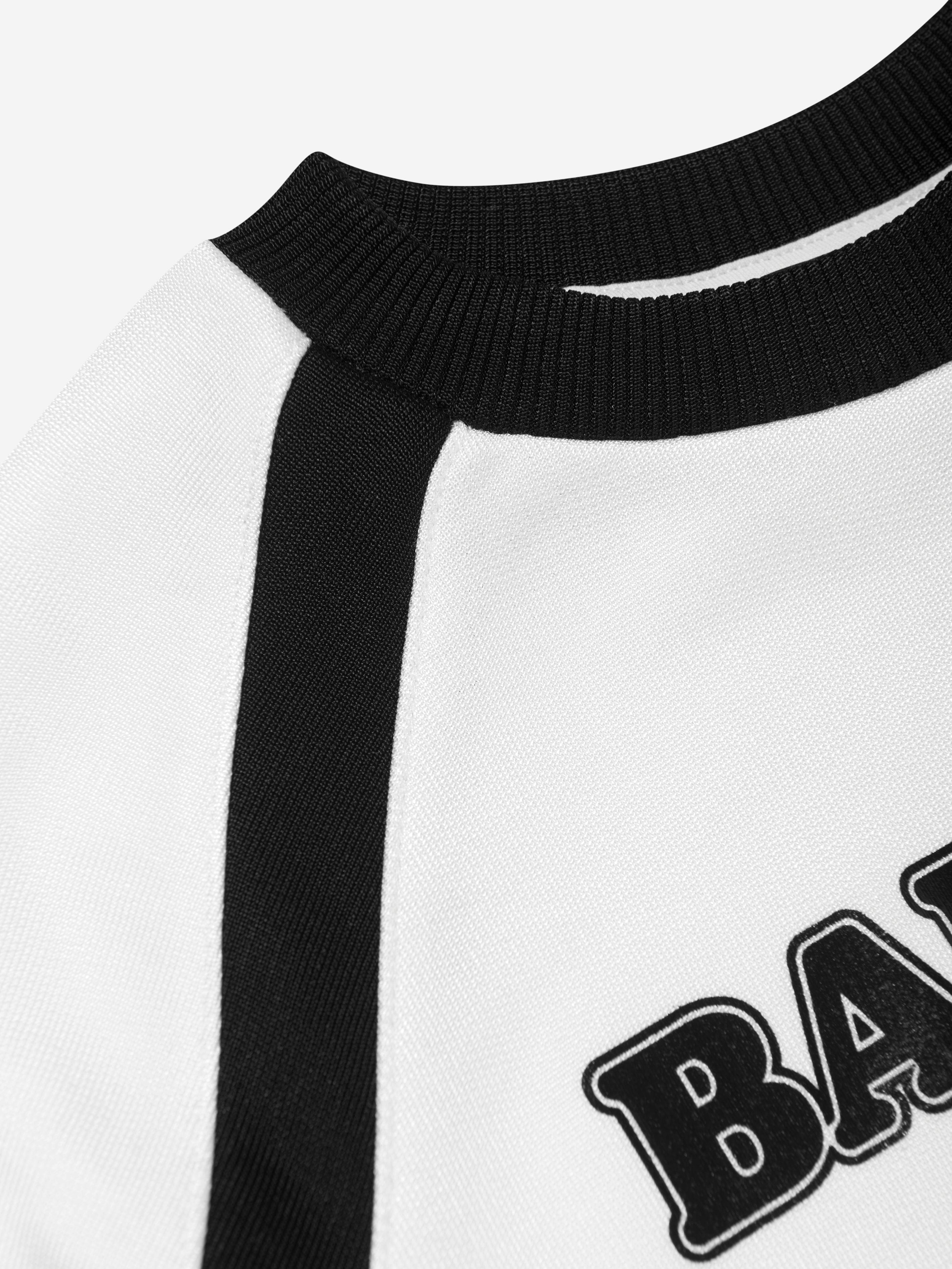 Balmain Boys Logo Sweatshirt in White