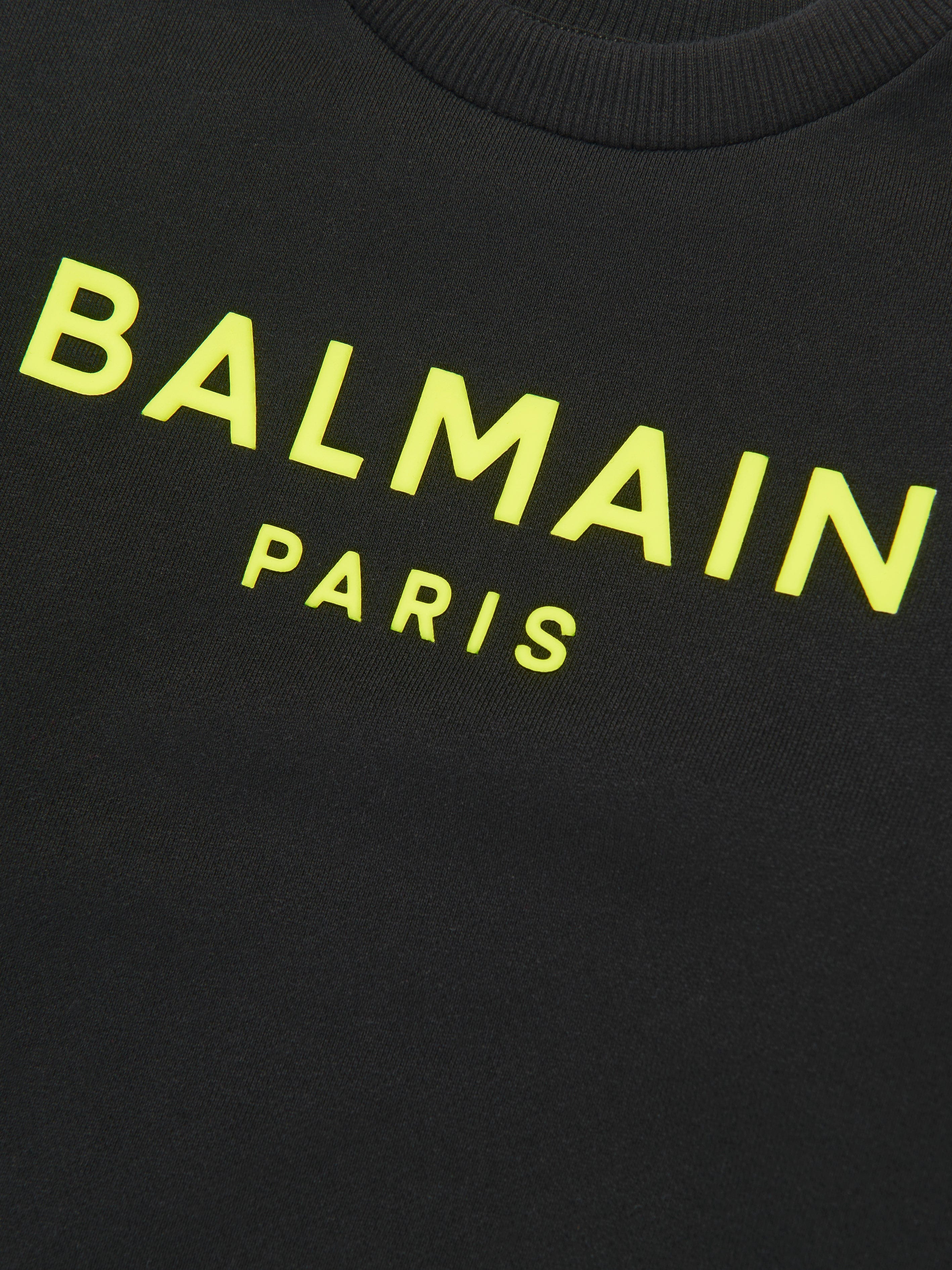 Balmain Boys Logo Sweatshirt in Black