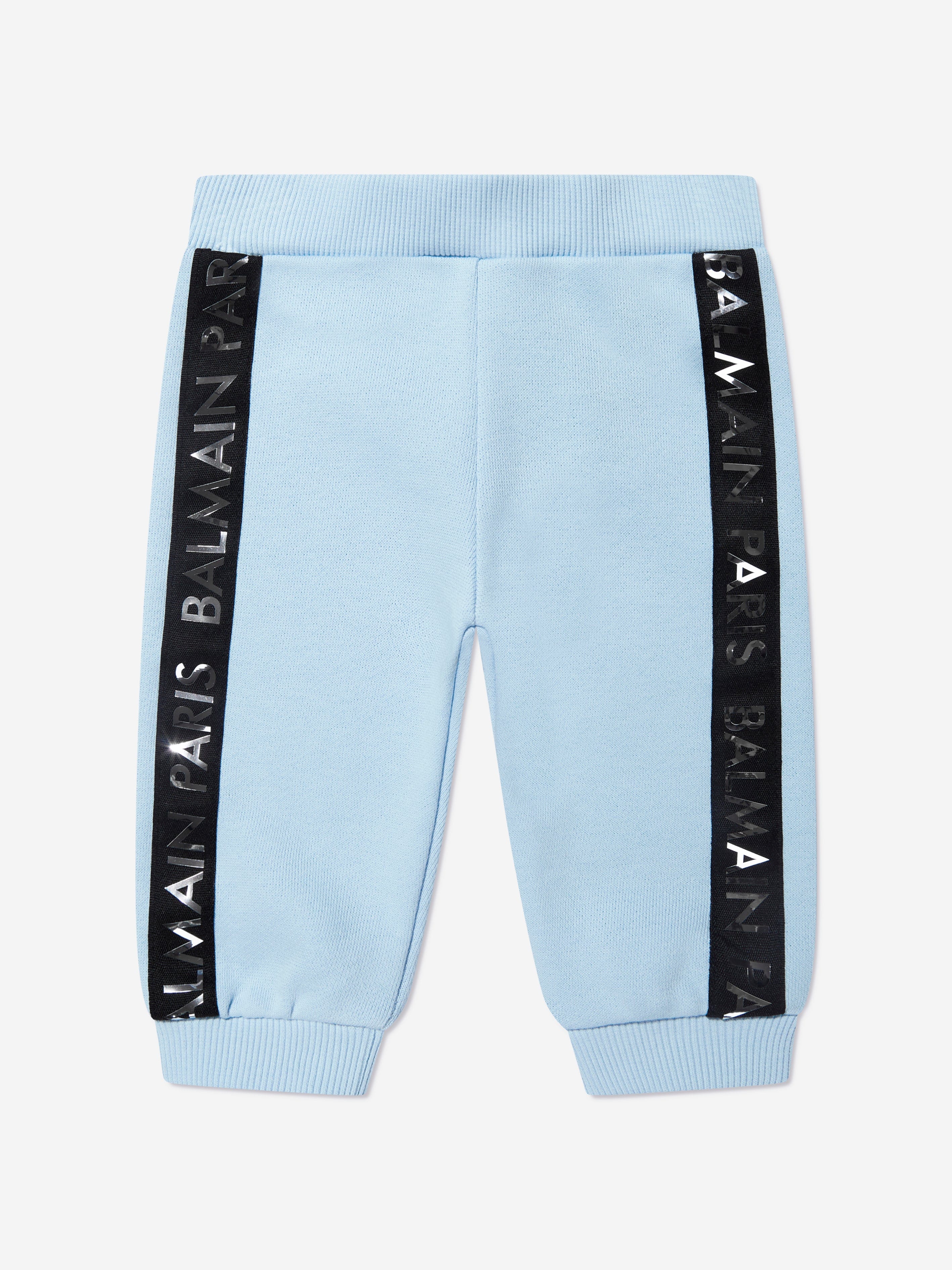 Balmain Baby Boys Logo Joggers in Blue