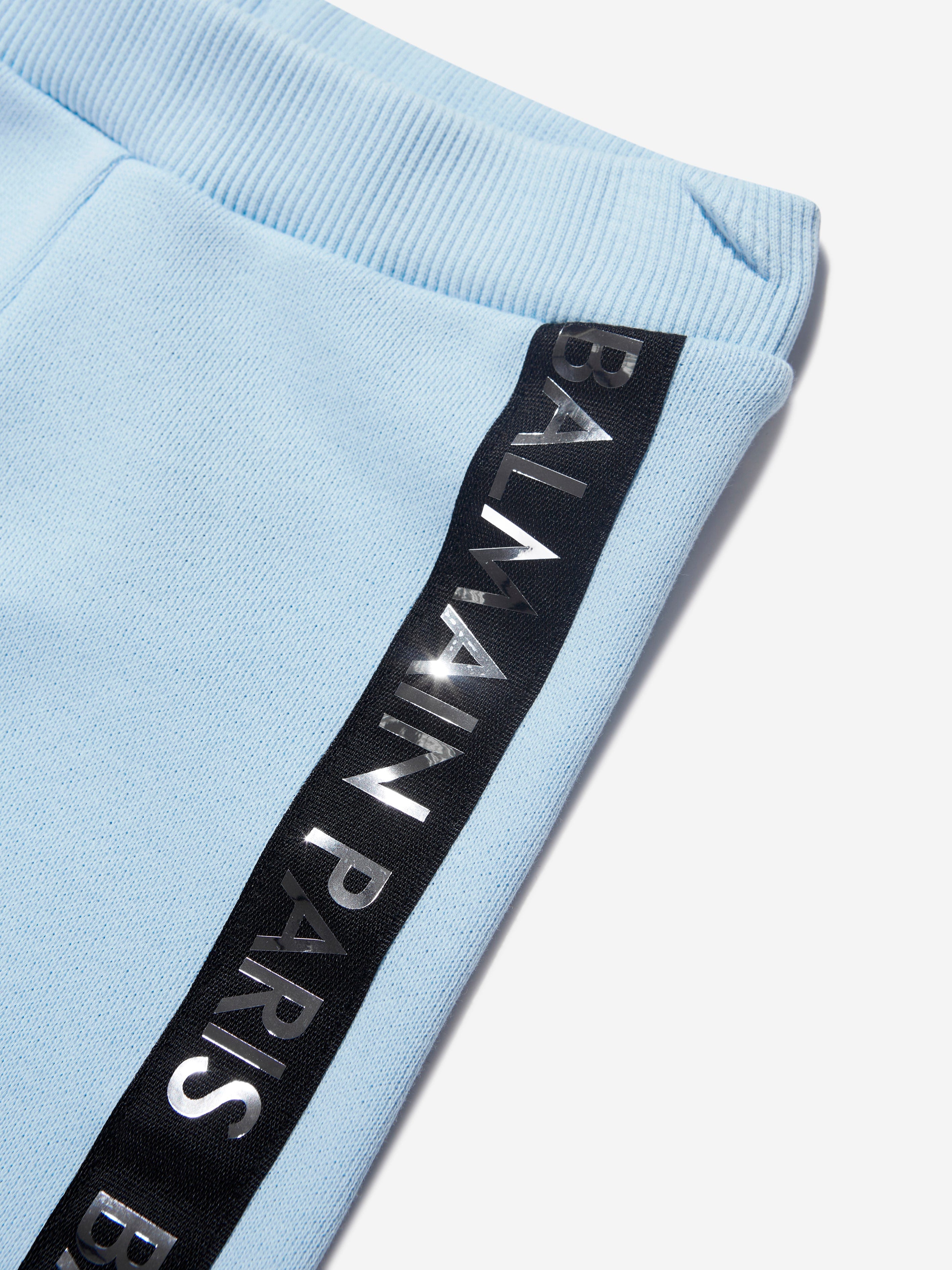 Balmain Baby Boys Logo Joggers in Blue