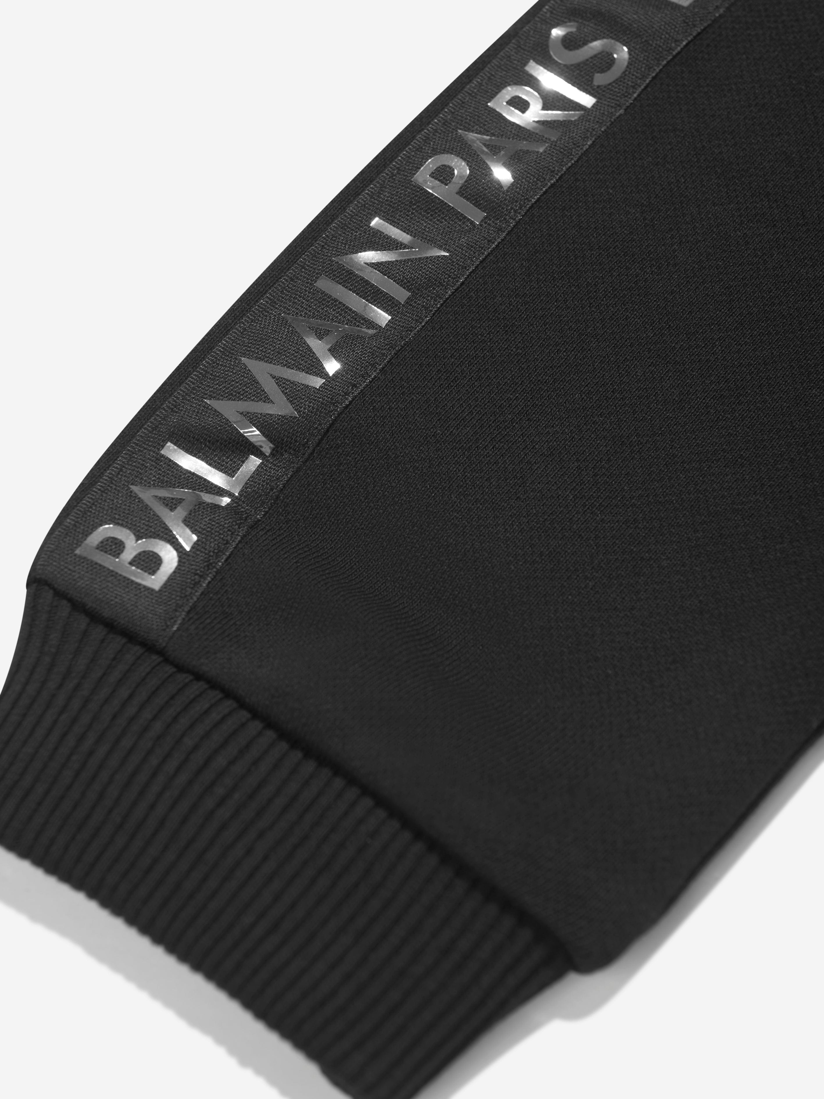 Balmain Baby Boys Logo Joggers in Black