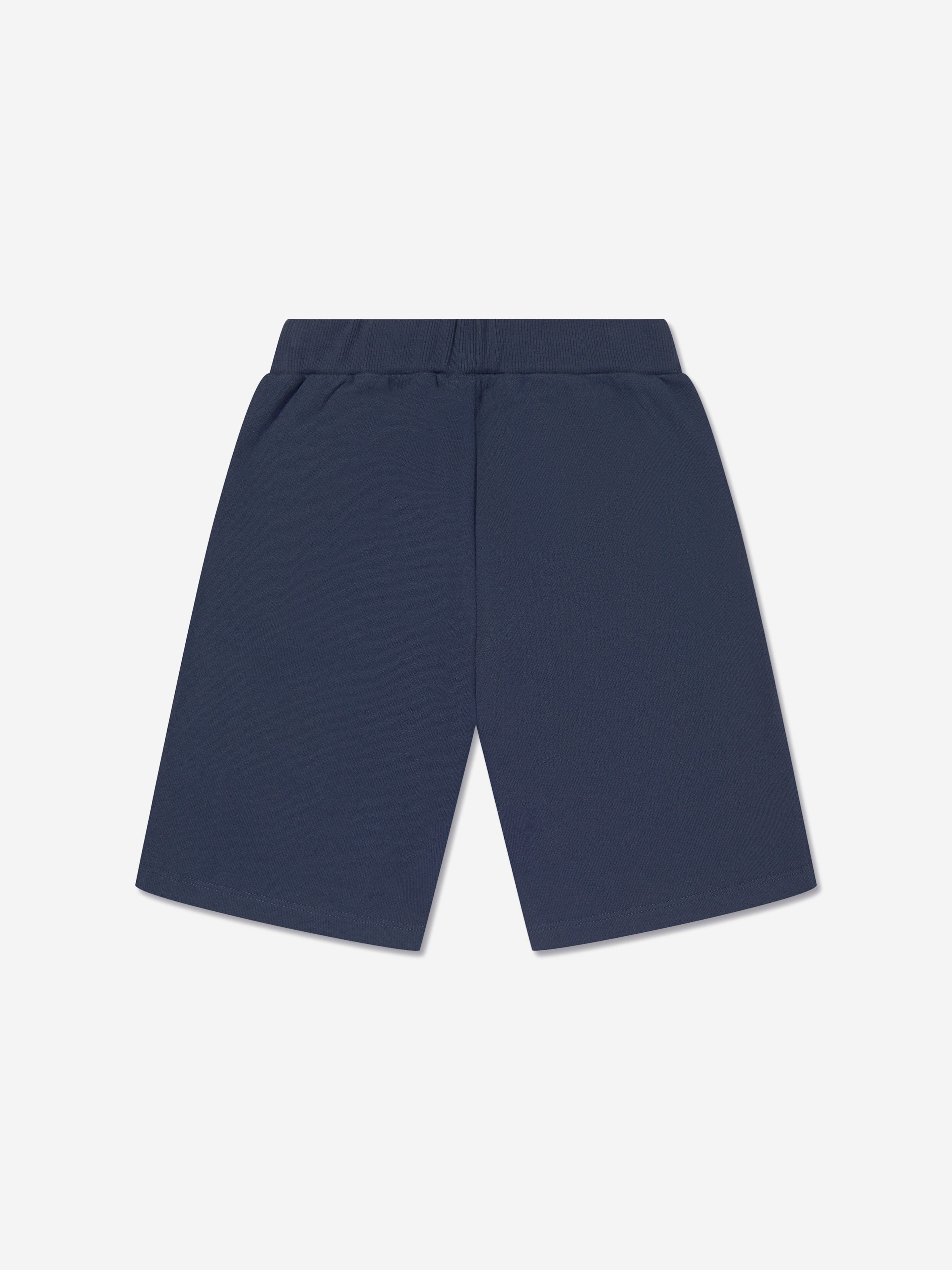 Balmain Boys Logo Jersey Shorts in Blue