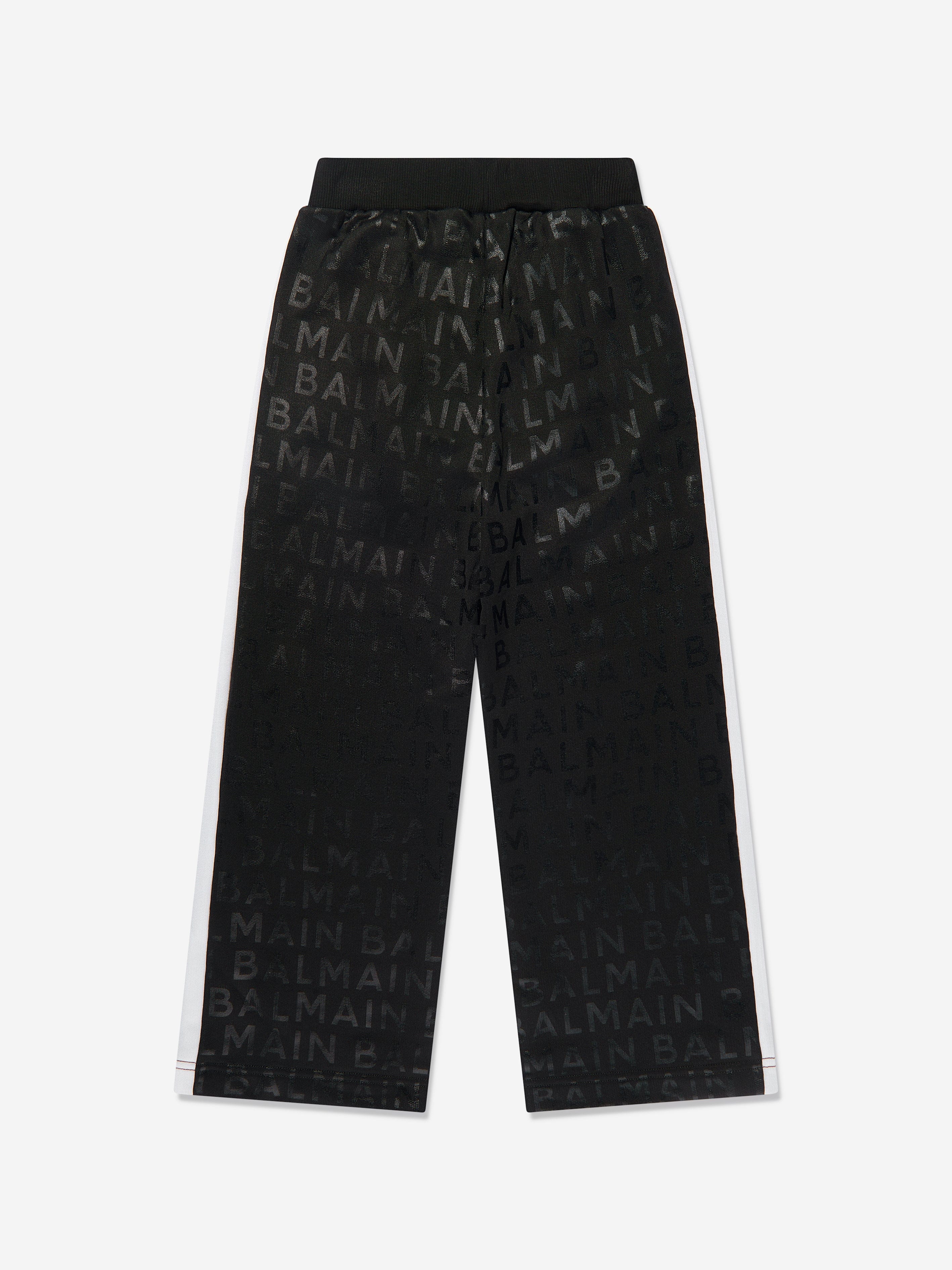 Balmain Boys Logo Joggers in Black