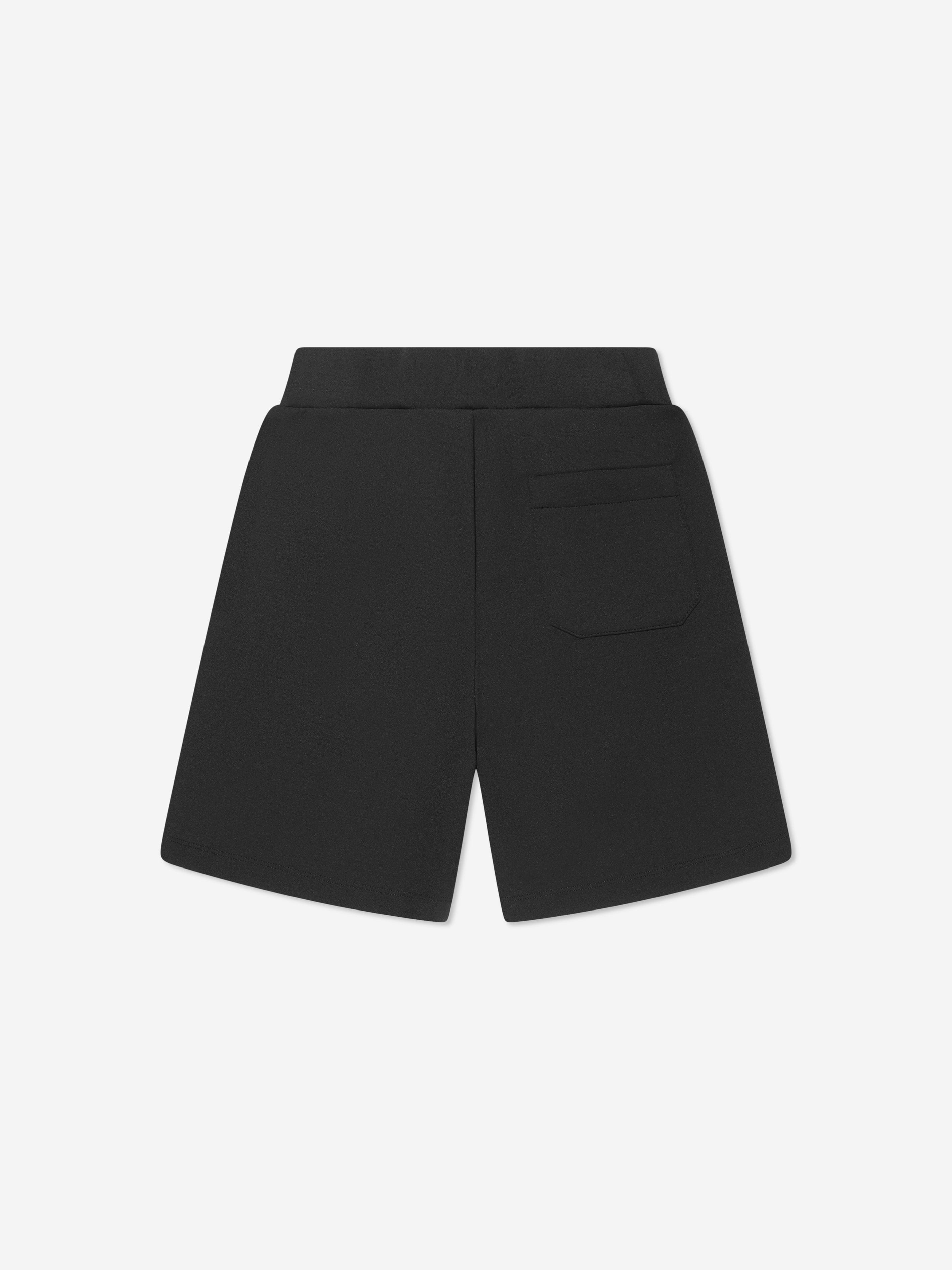 Balmain Boys Logo Jersey Shorts in Black