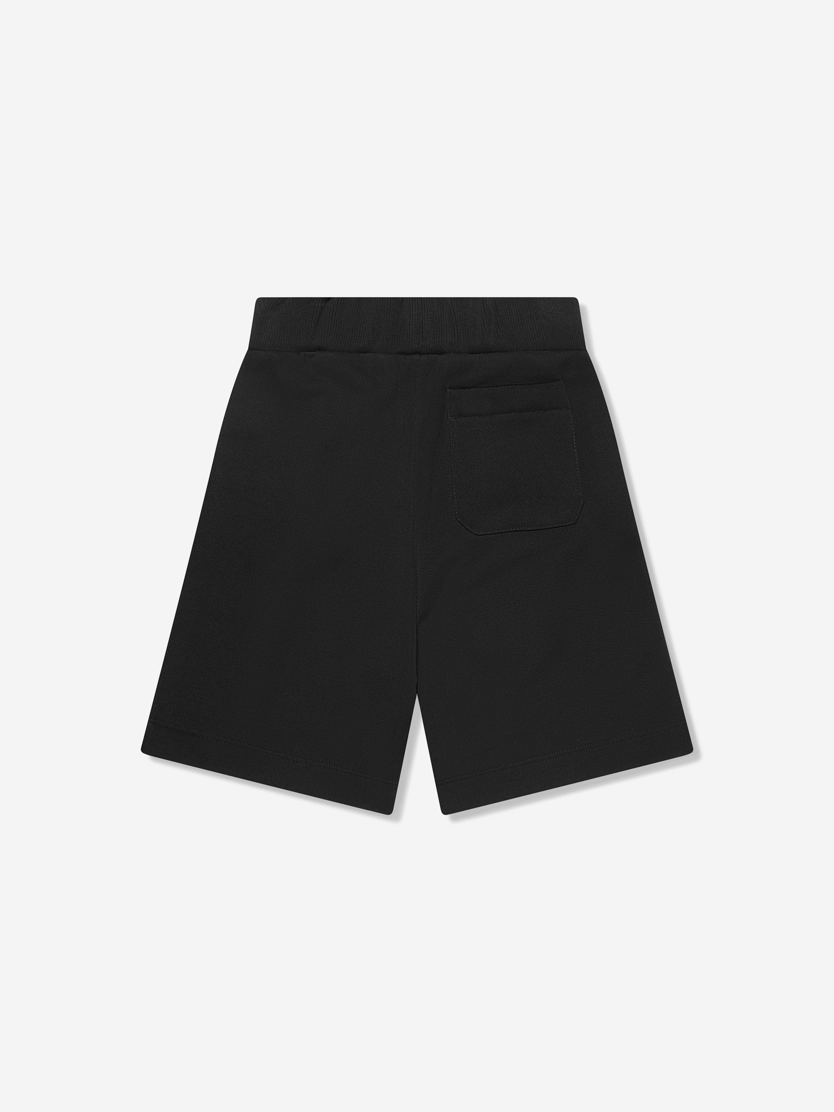 Balmain Boys Logo Jersey Shorts in Black