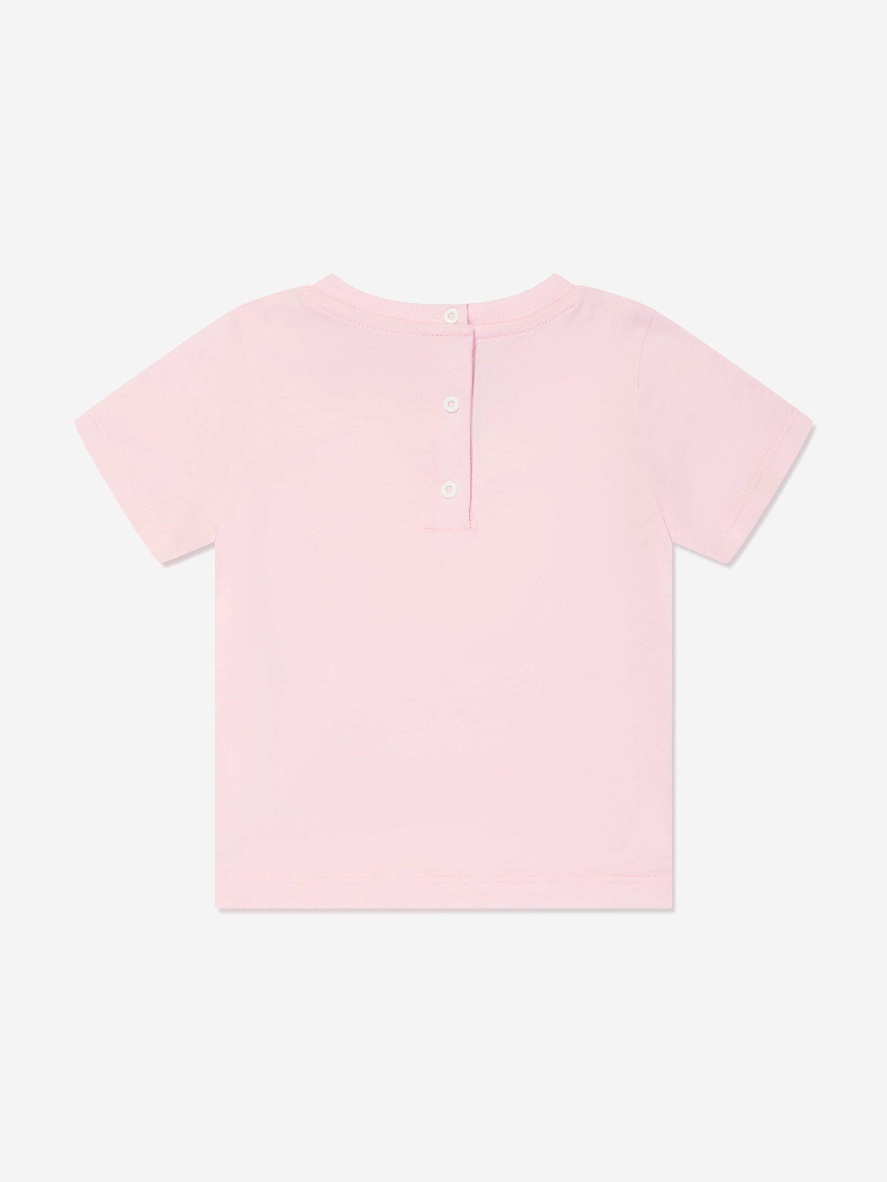 Balmain Baby Girls Logo T-Shirt in Pink